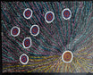Maria Nampijinpa Brown - Seven Sisters Dreaming .71