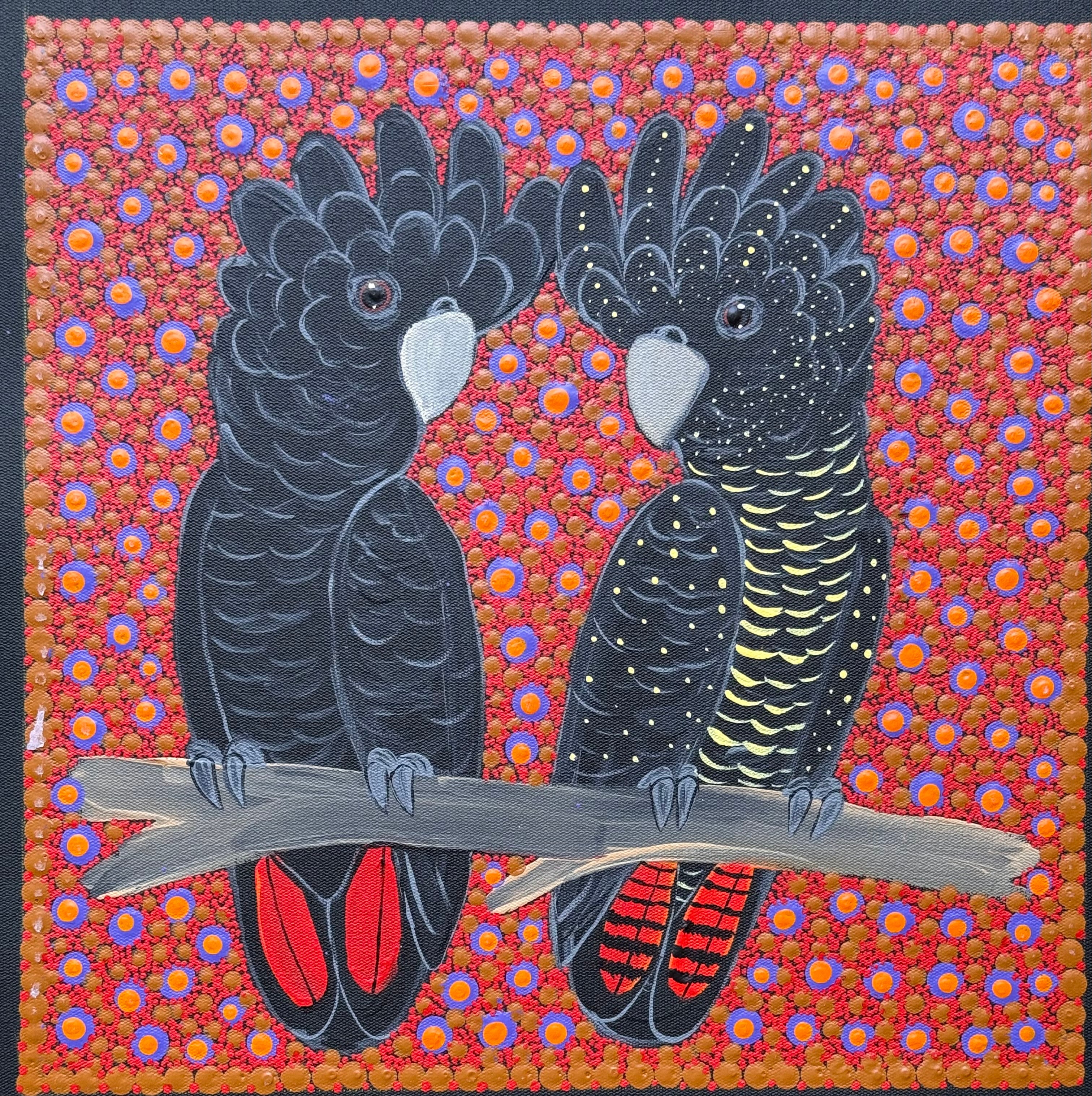 Kathleen Buzzacott - Redtail Black Cockatoos .93-6