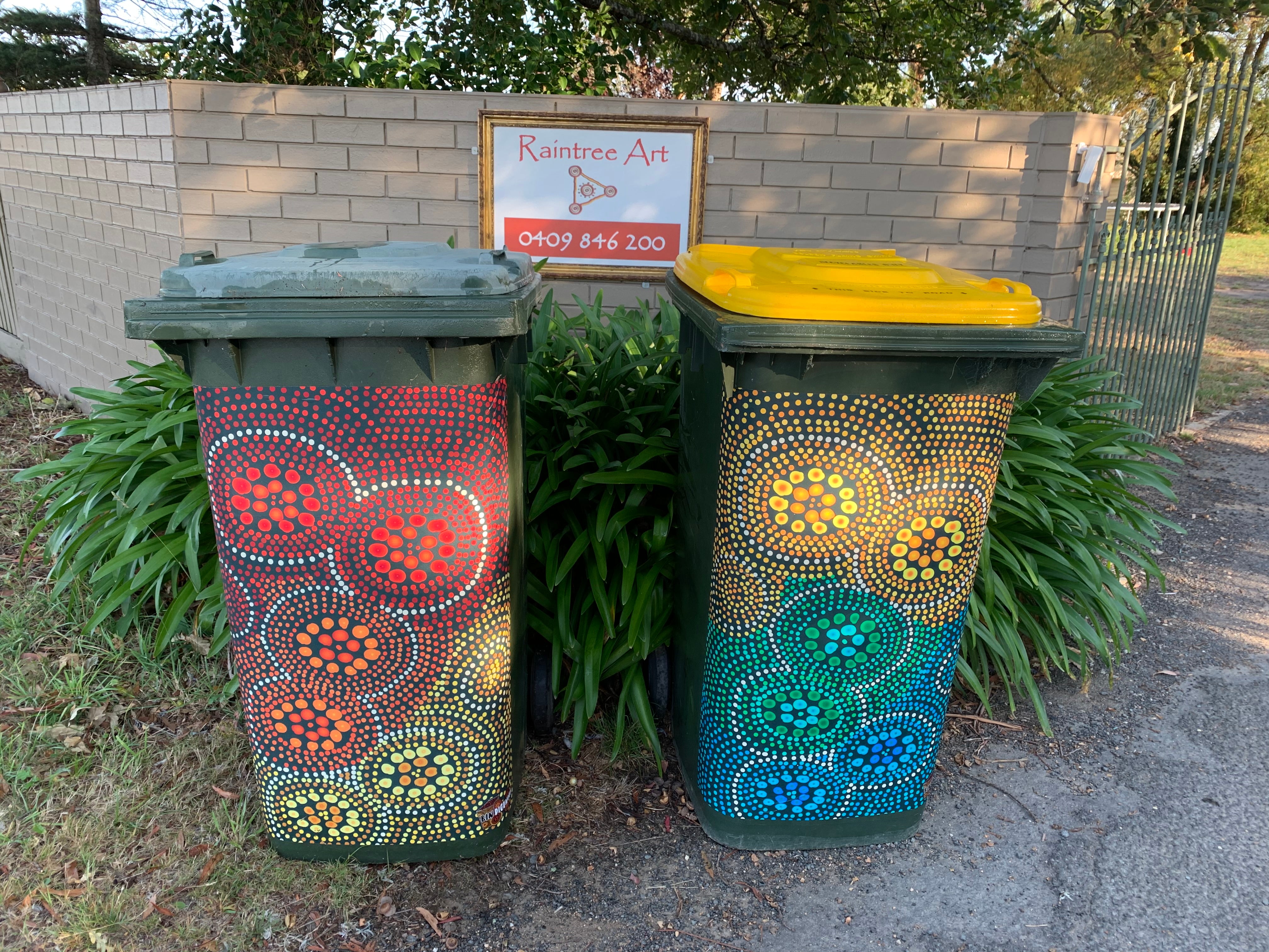 Bindigenous - Bin Sticker - Yellow