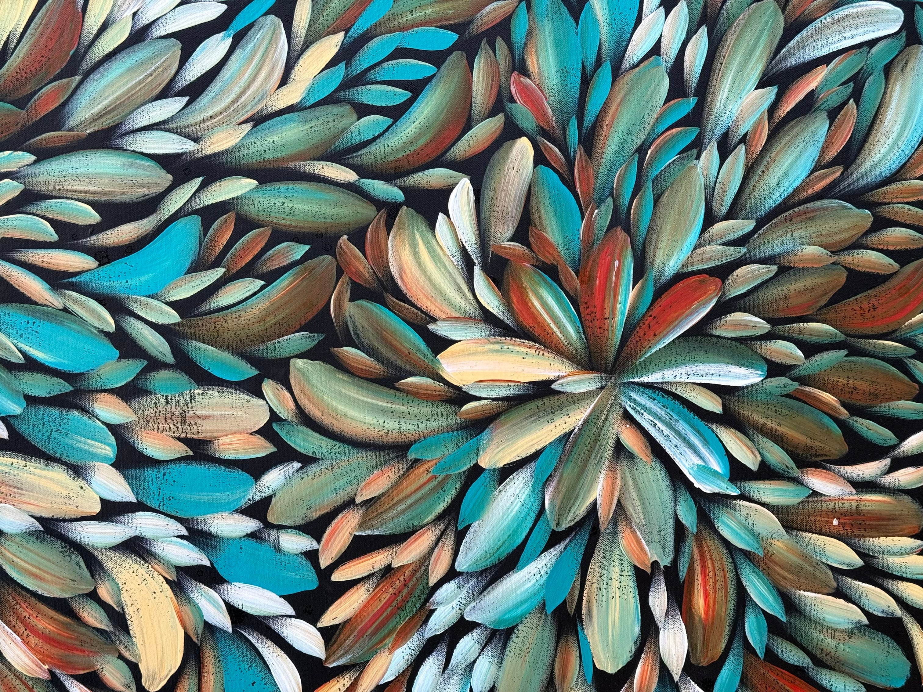 Louise Numina Napananka - Bush Medicine Leaves .42-6