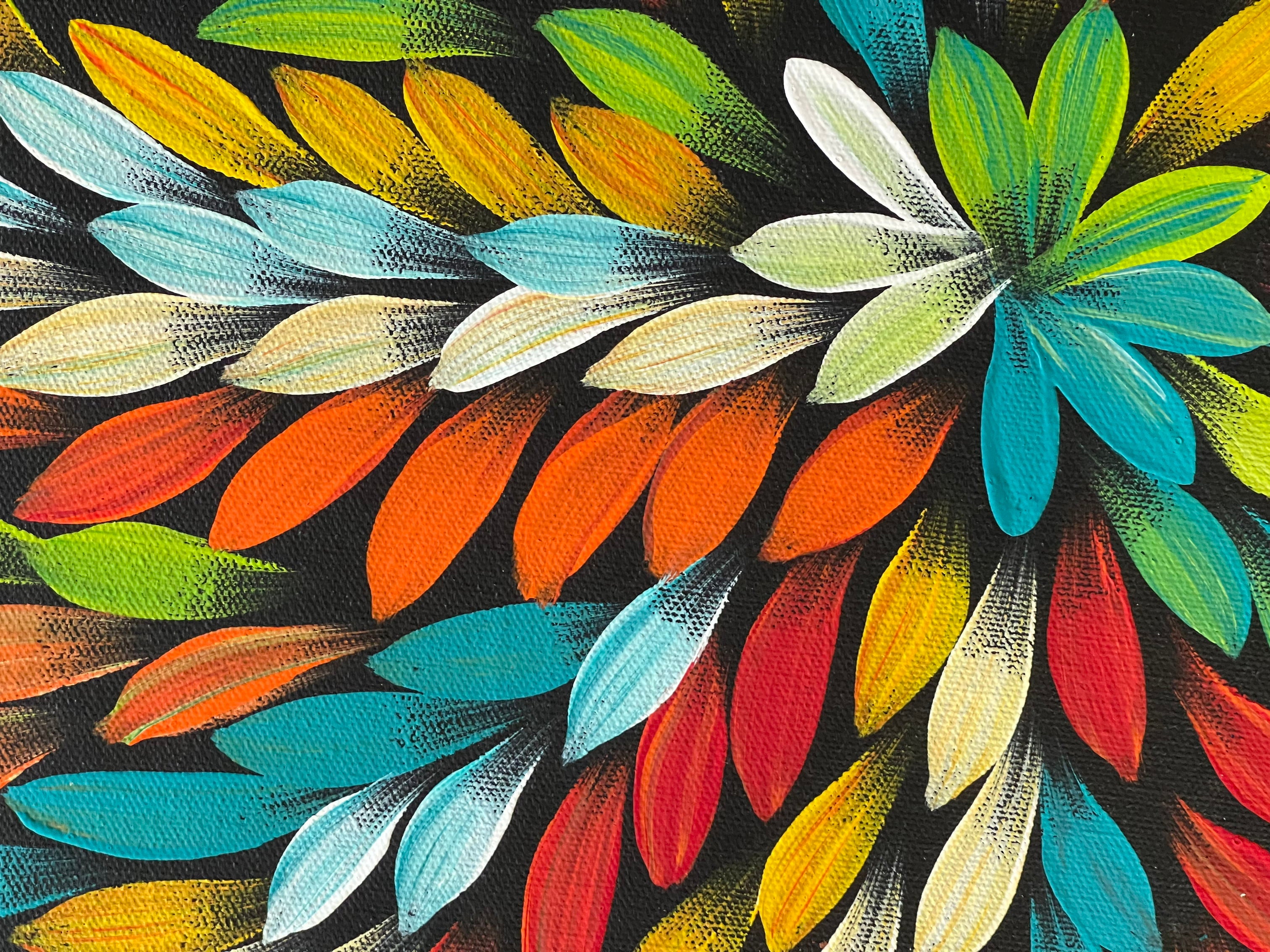 Jacinta Numina - Bush Medicine Leaves - 36x52cm .57-9