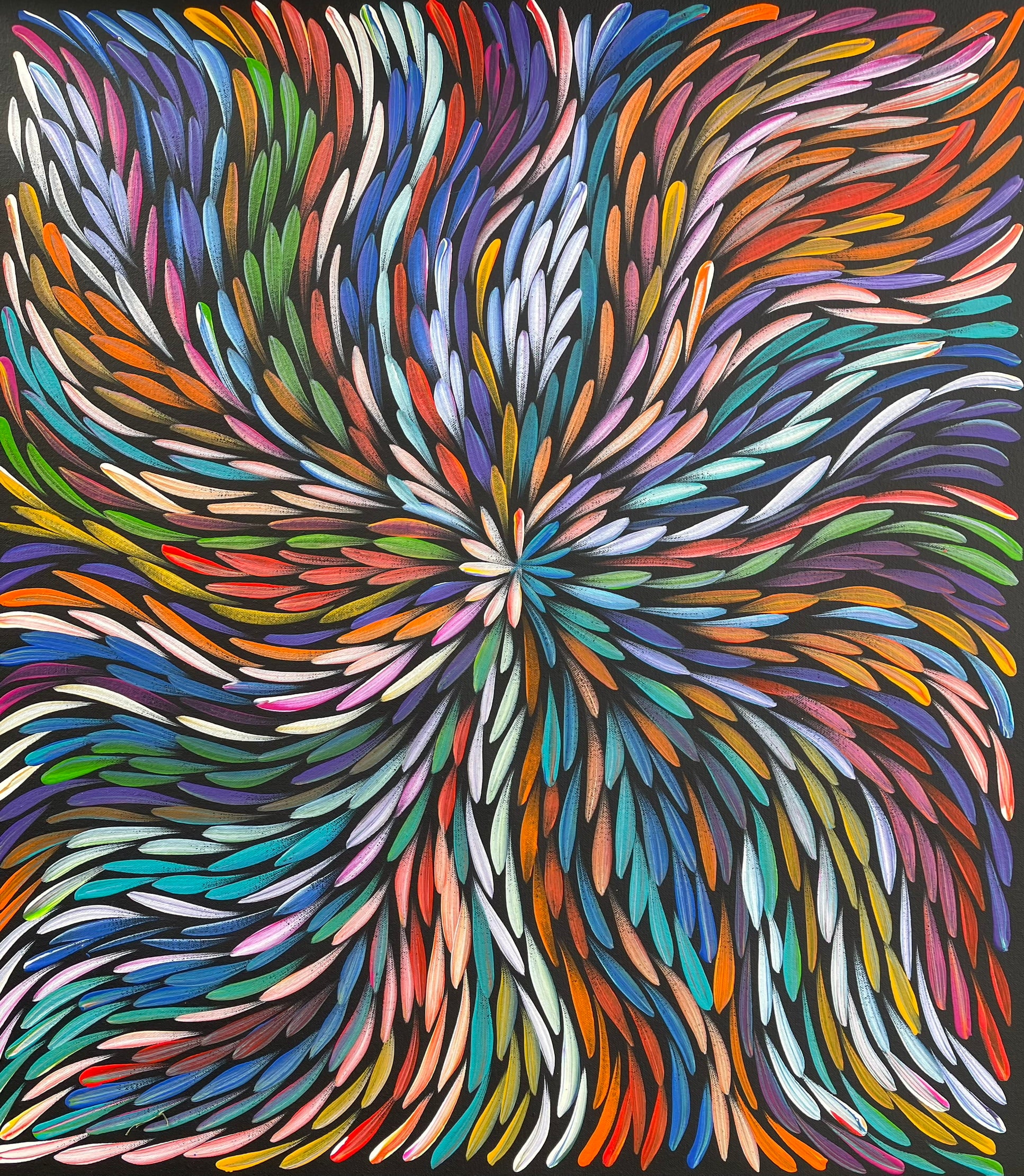 Sharon Numina - Bush Medicine Leaves - 54x61cm .28-3