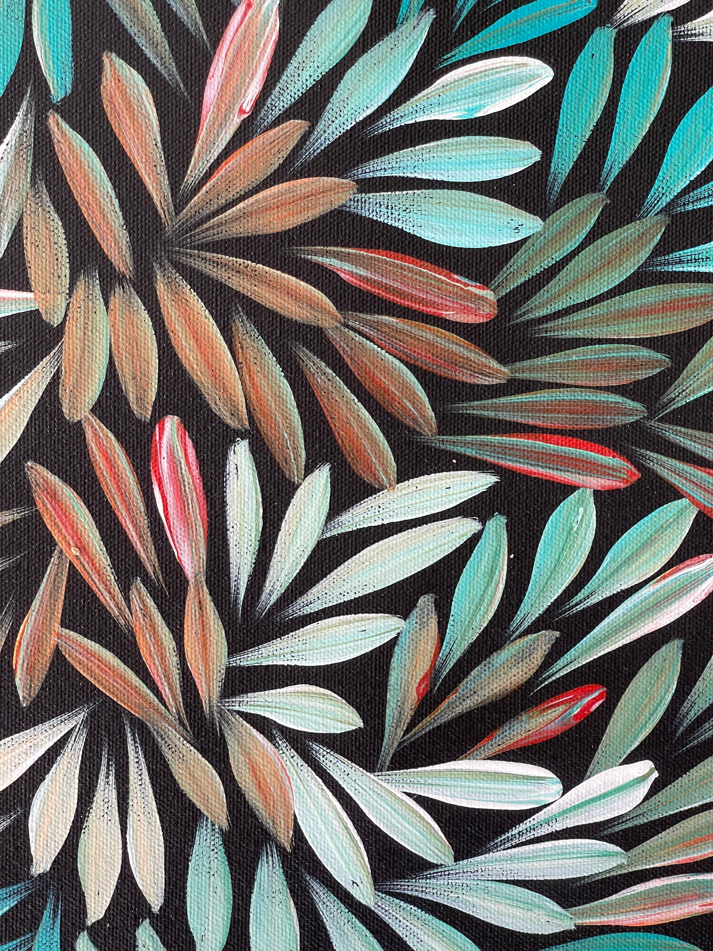 Sharon Numina - Bush Medicine Leaves - 156x44cm .42-3