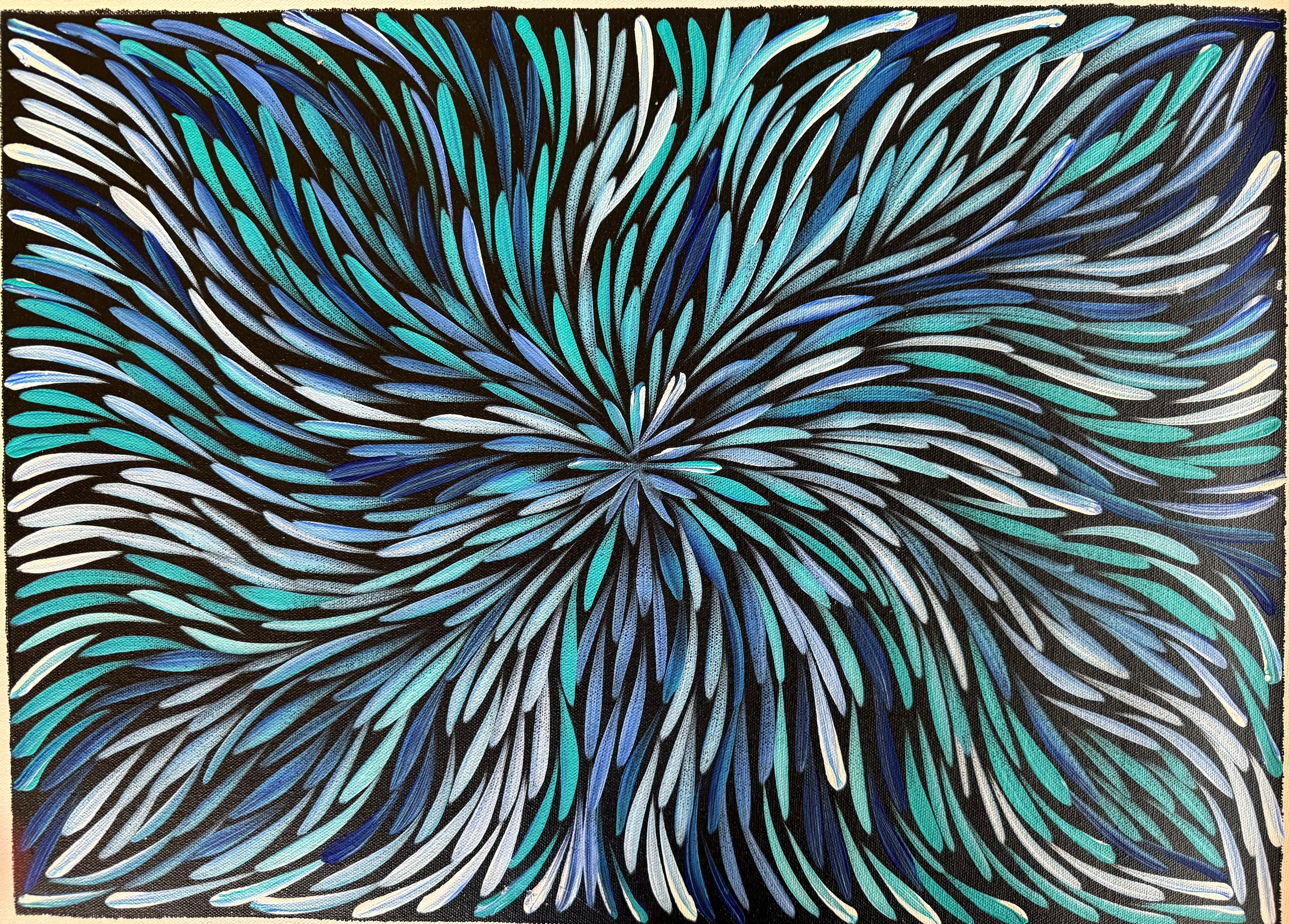 Sharon Numina - Bush Medicine Leaves - 53x38cm .14-8