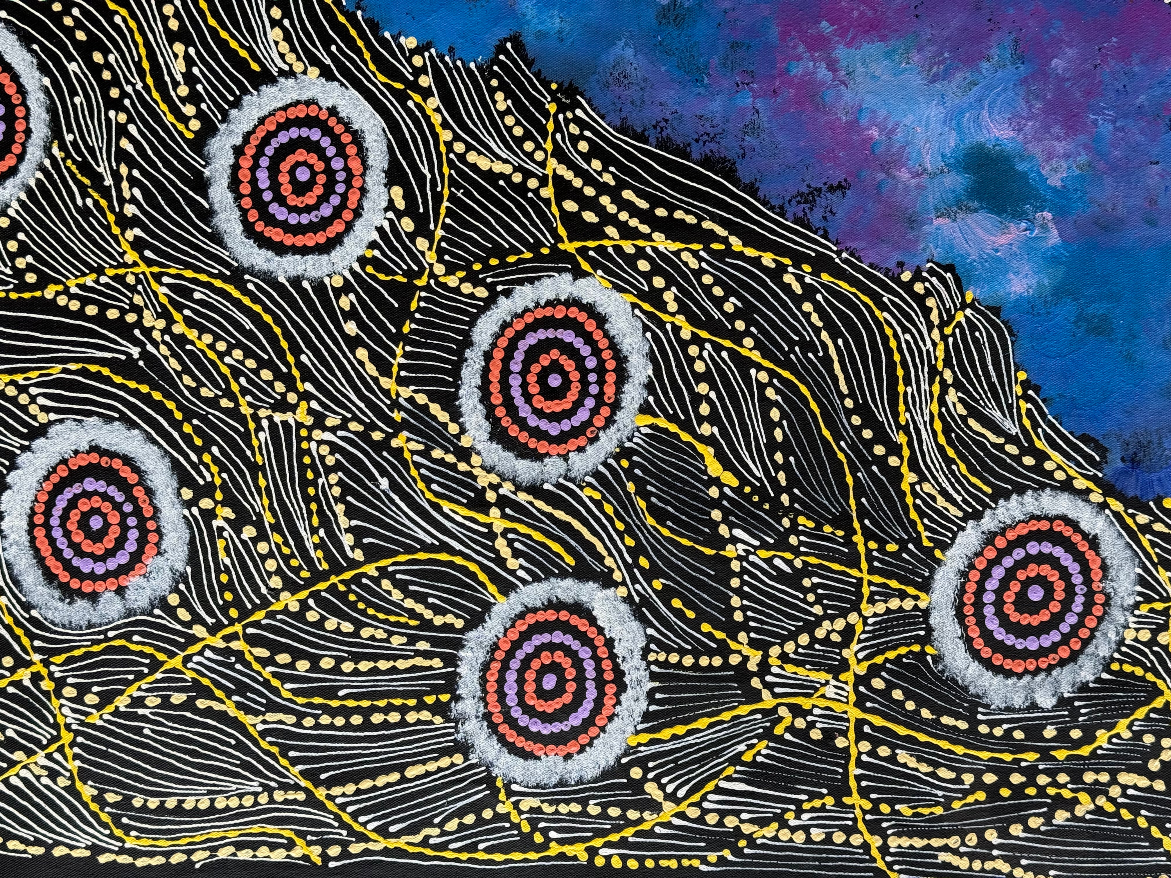 Maria Nampijinpa Brown - Seven Sisters Dreaming .63-6