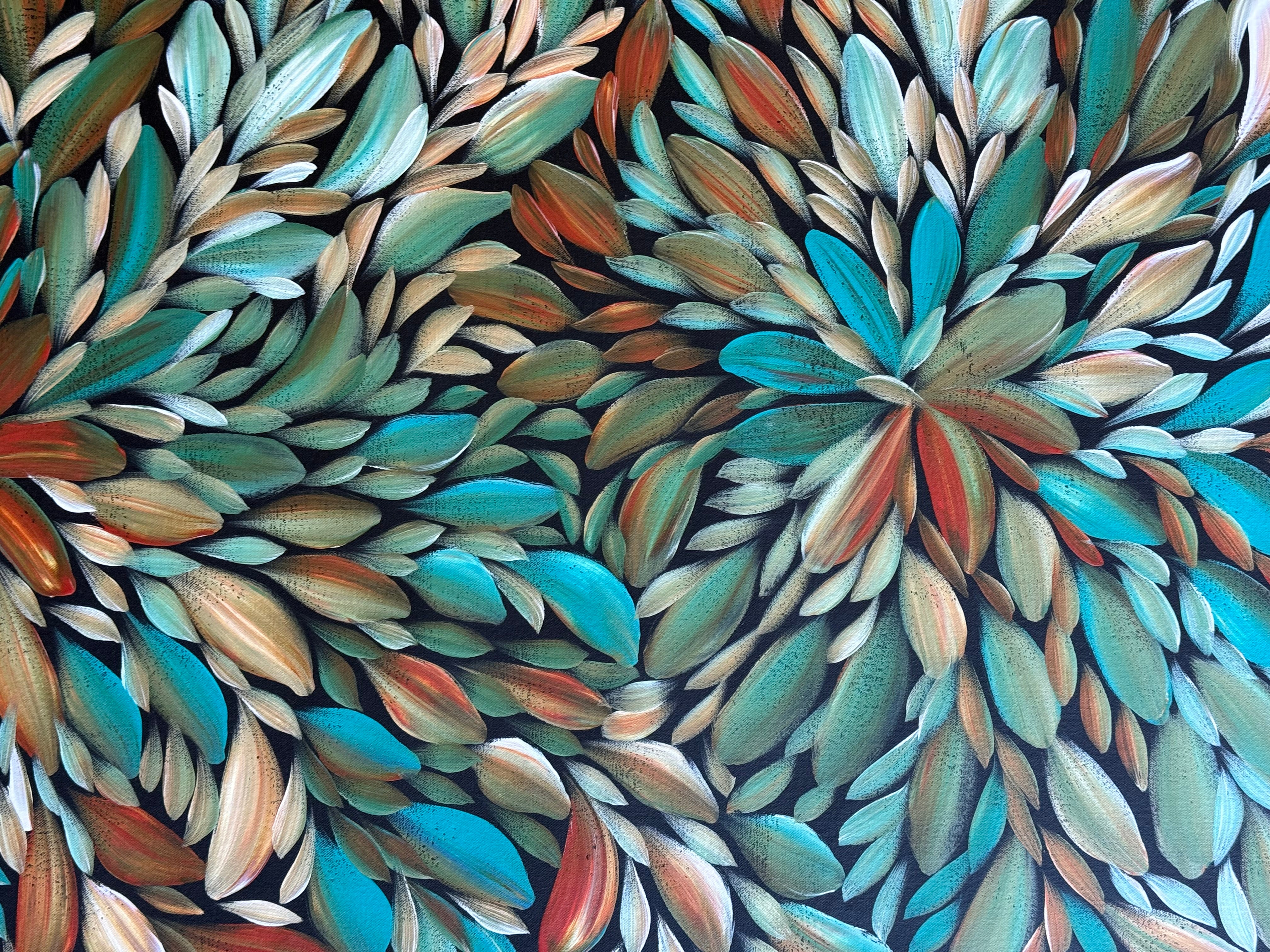 Louise Numina Napananka - Bush Medicine Leaves .86-14