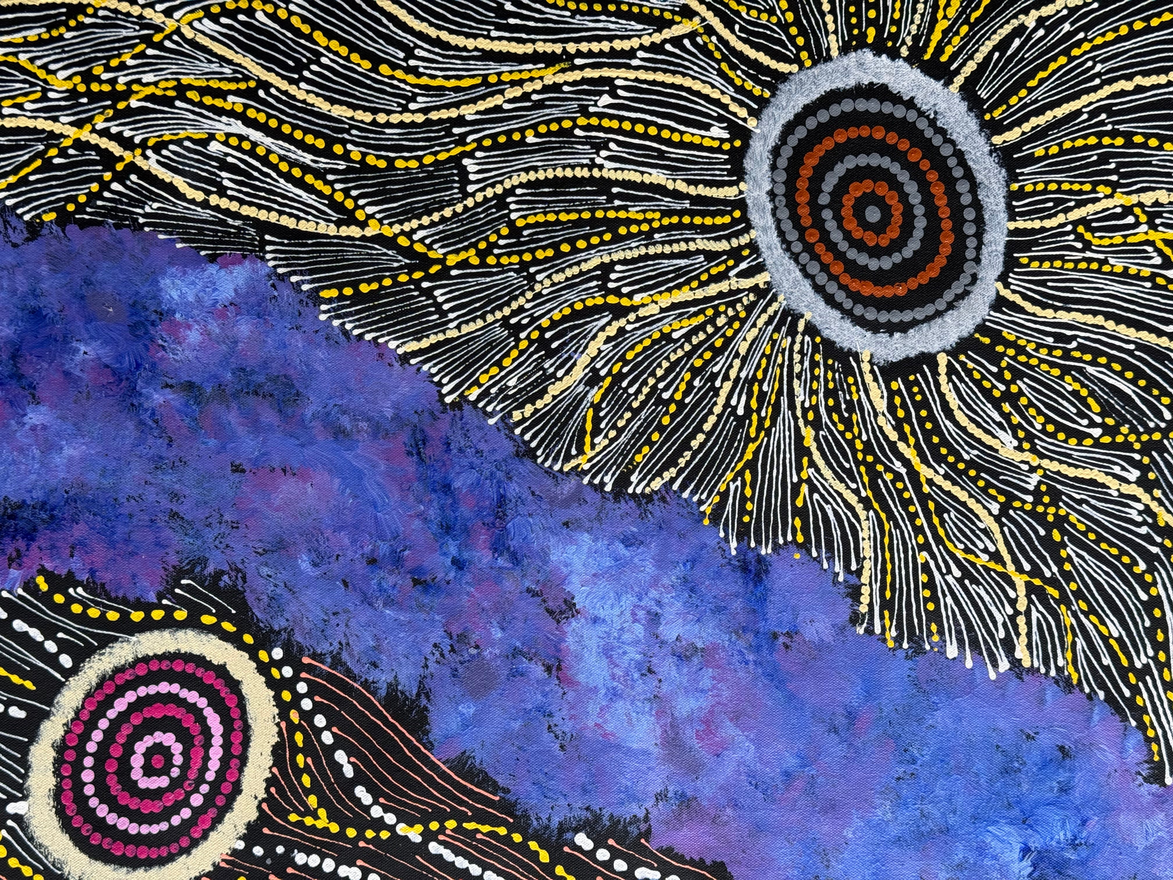 Maria Nampijinpa Brown - Seven Sisters Dreaming .63-8