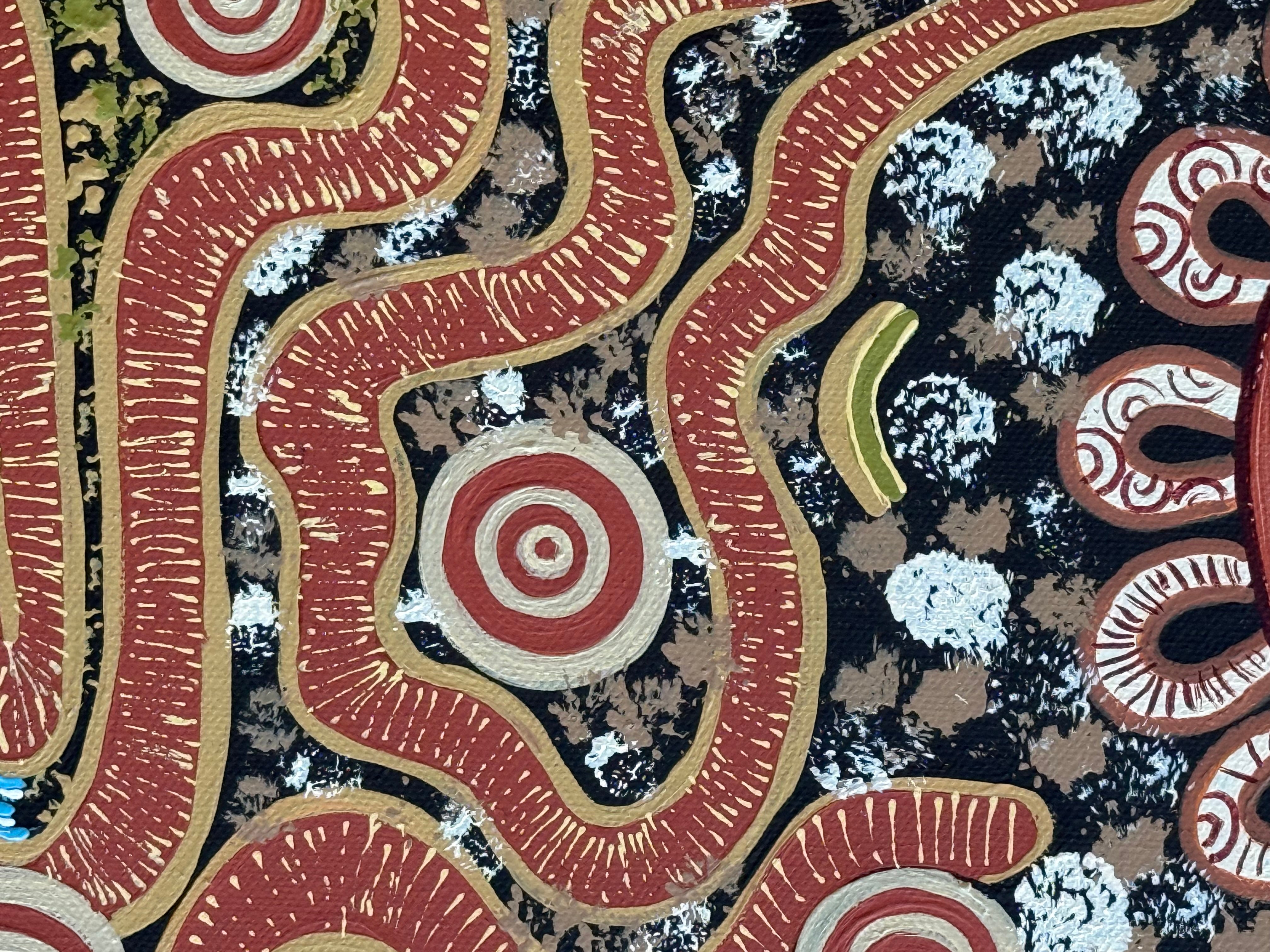 Deidre Burgoyne Rosier - Gatherings with Family, Travel Tracks to Meeting Places .06-2 *pre-stretched*