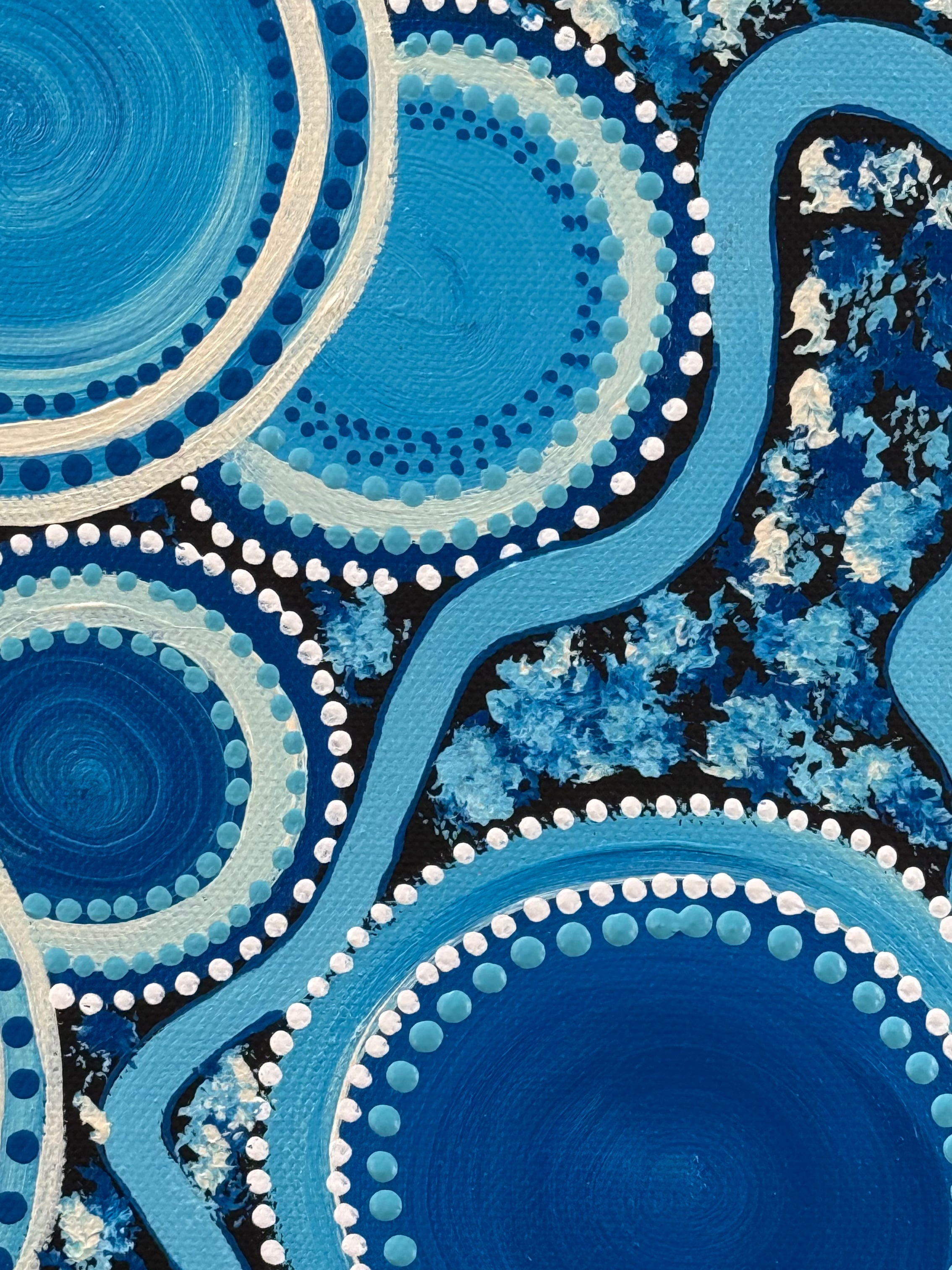 Deidre Burgoyne Rosier - Beautiful Water Dreaming .39-3 *pre-stretched*