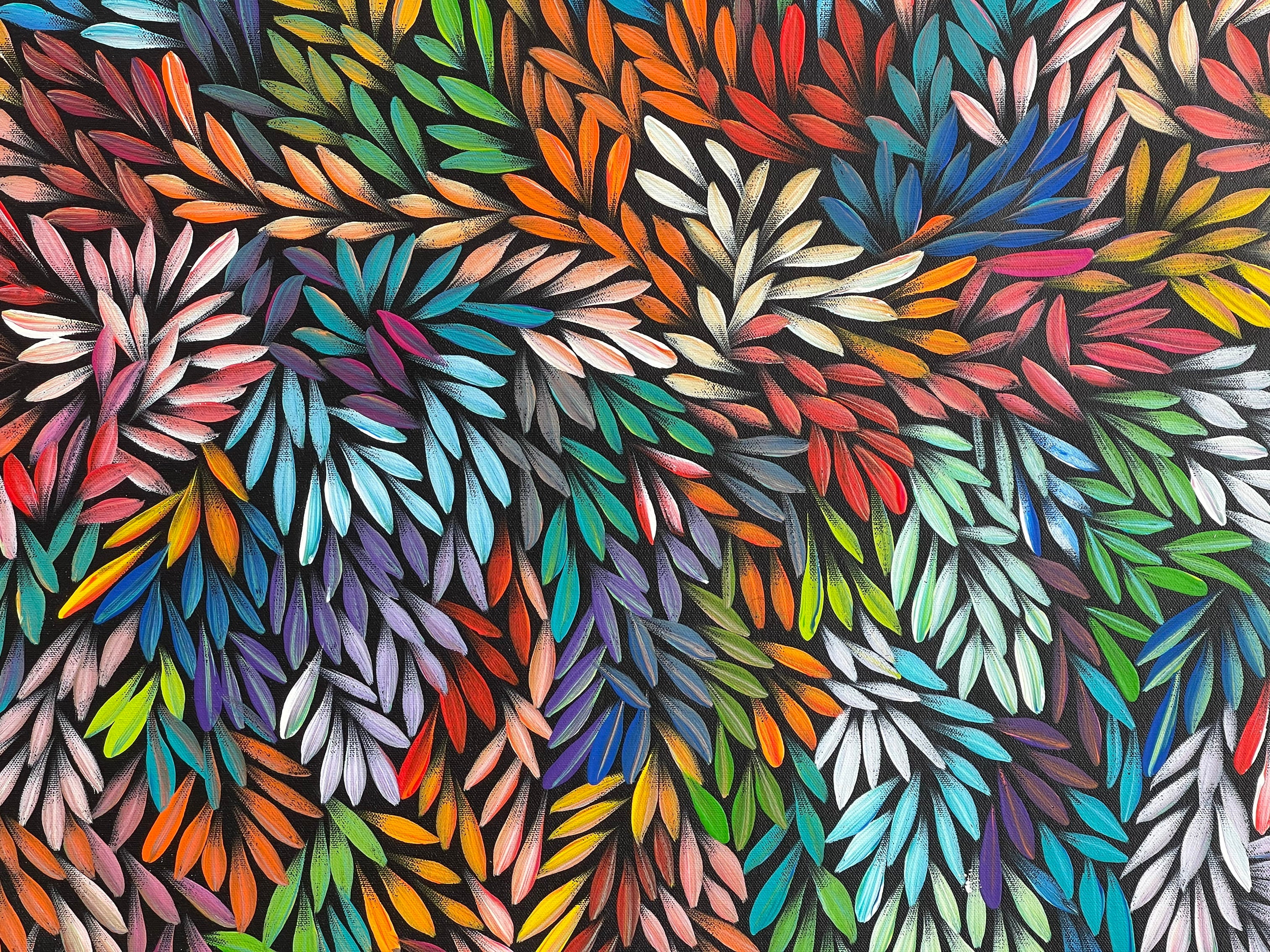 Sharon Numina - Bush Medicine Leaves - 147x88cm .55-22