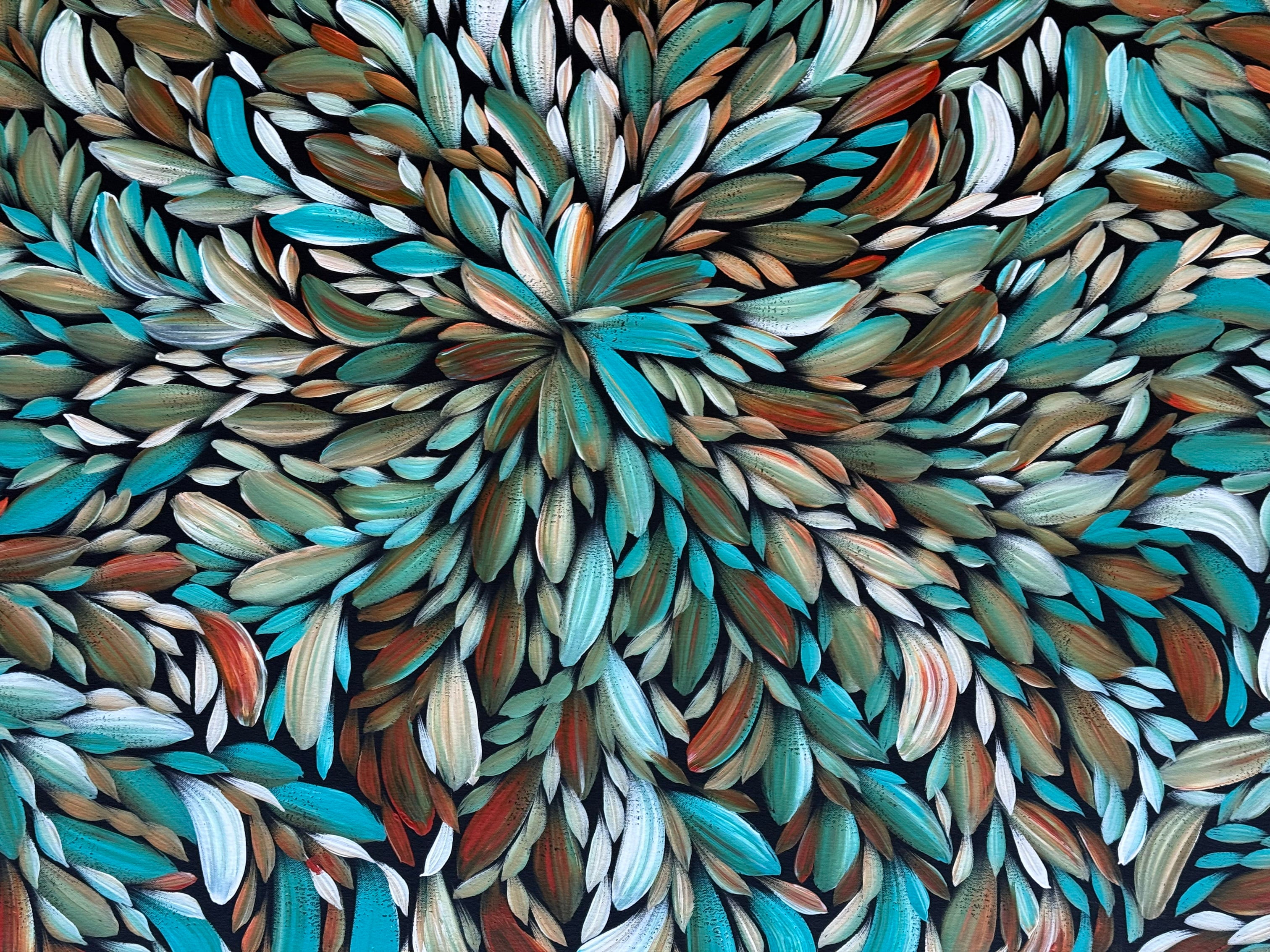 Louise Numina Napananka - Bush Medicine Leaves .41-17