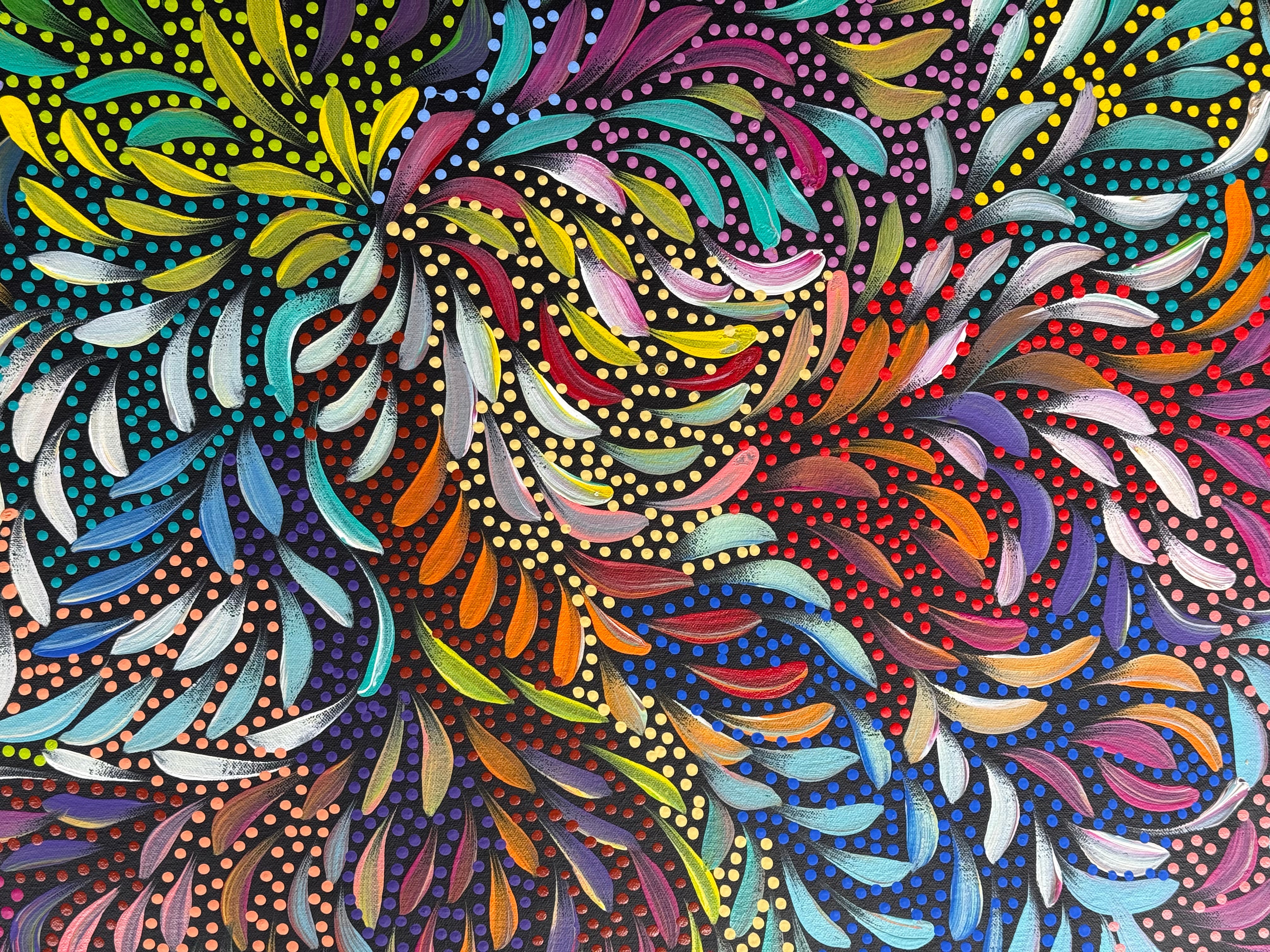 Caroline Numina - Seeded Bush Medicine Leaves .87-3