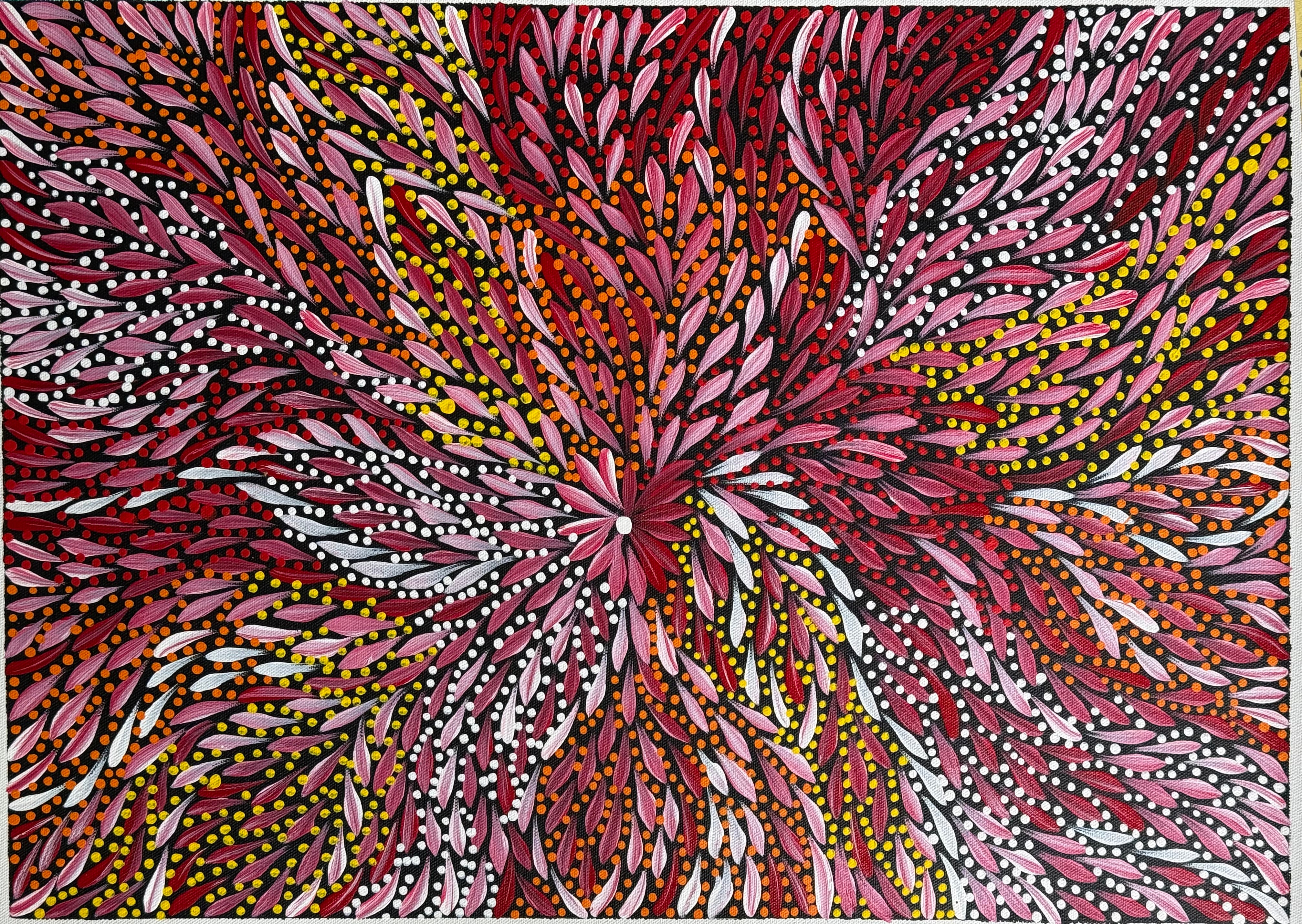 Sharon Turner - Bush Medicine Leaves with Seeds .94-8