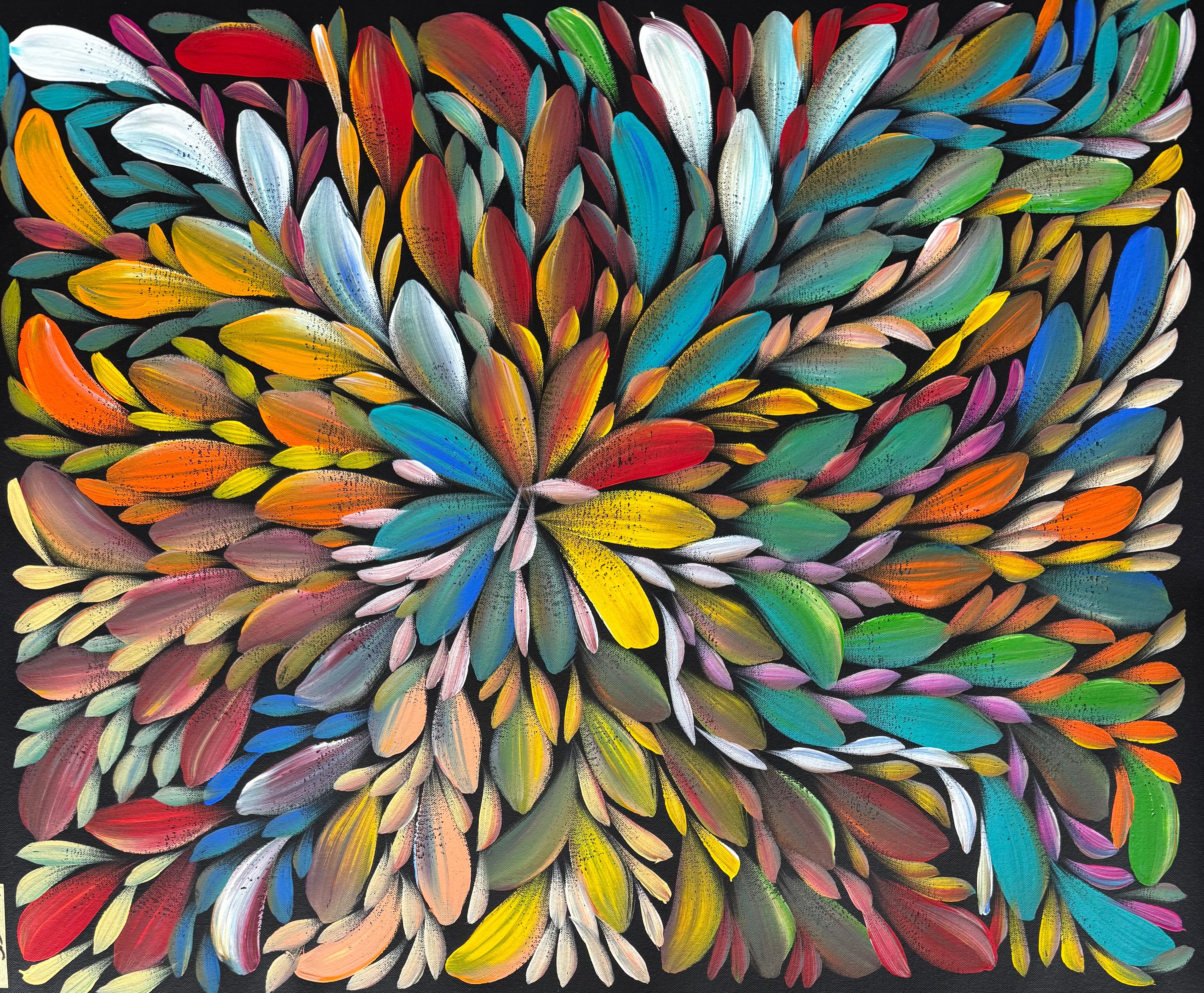 Louise Numina Napananka - Bush Medicine Leaves .75-3