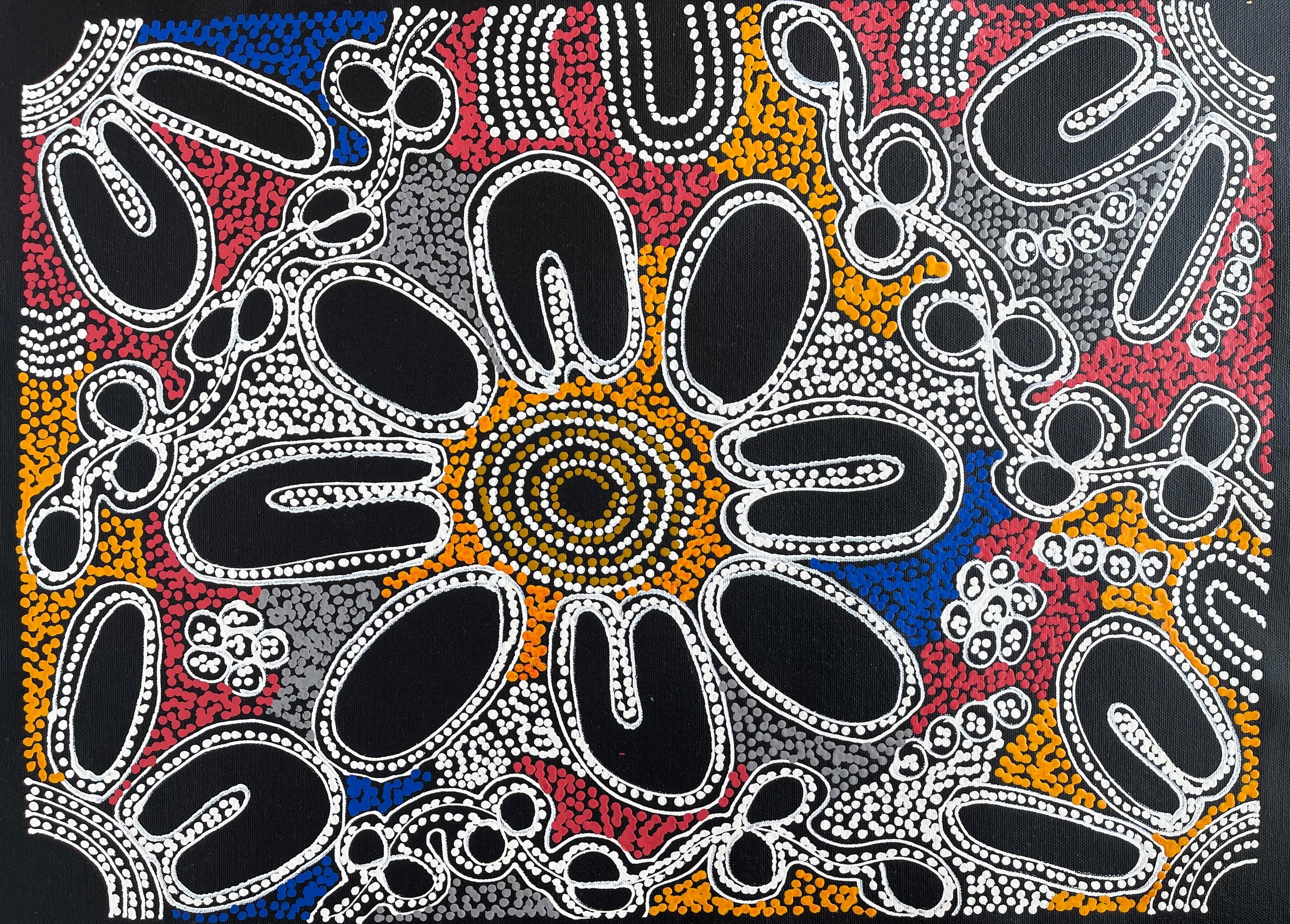 Lanita Numina - Women Collecting Bush Tucker - 38x53cm .56-6