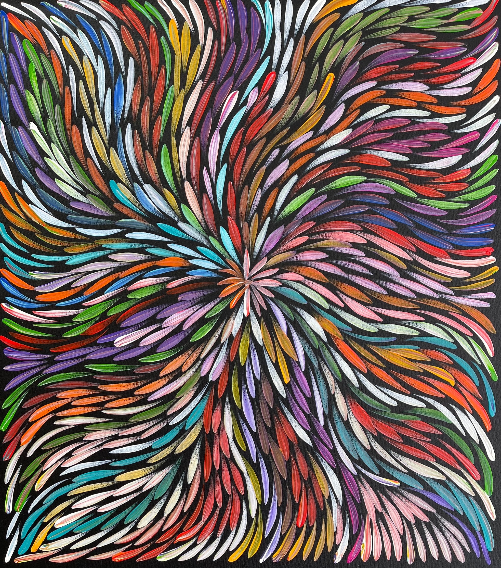 Sharon Numina - Bush Medicine Leaves - 54x62cm .28-11