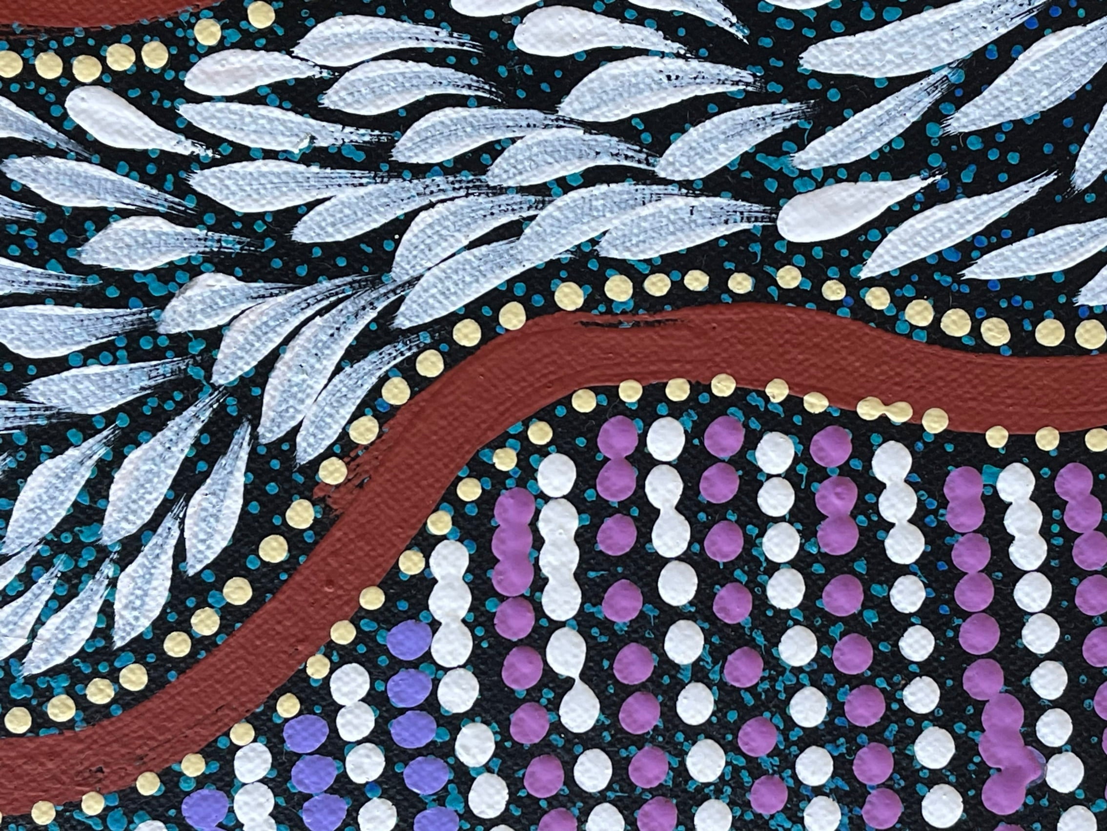 Caroline Numina - Bush Tucker - 82x55cm .79-12