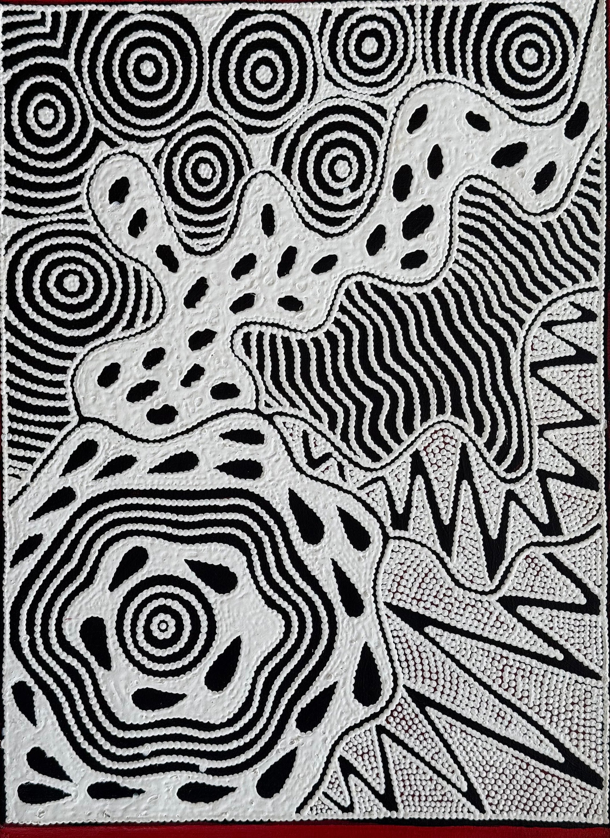 Ursula Napangardi Hudson - Pikilyi Jukurrpa (Vaughan Springs Dreaming)