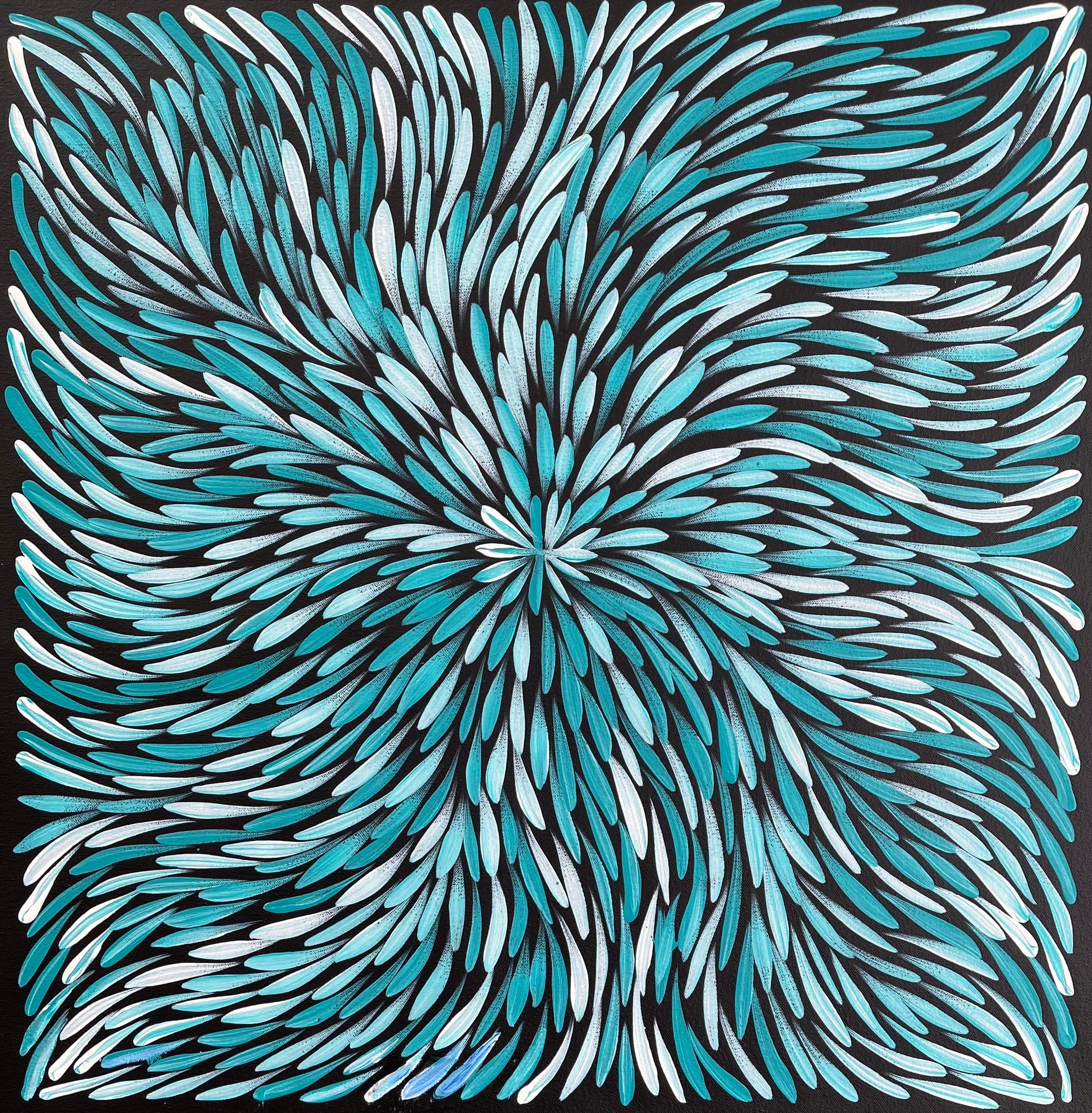 Sharon Numina - Bush Medicine Leaves - 54x56cm .28-15