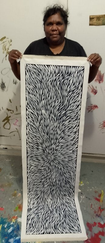 Sharon Numina - Bush Medicine Leaves - 153x43cm .14-35