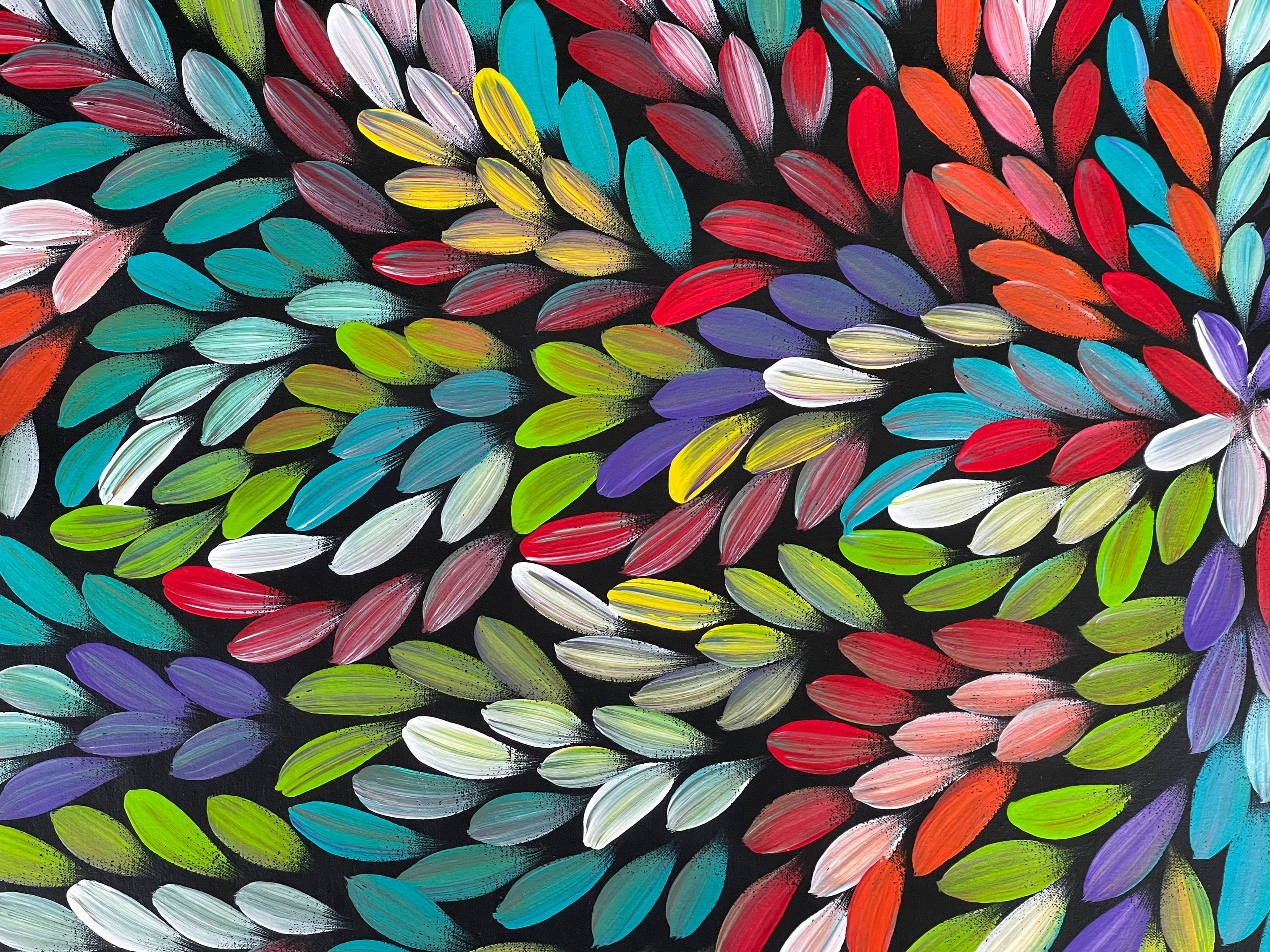 Jacinta Numina Waugh - Bush Medicine Leaves - 127x60cm .75-3