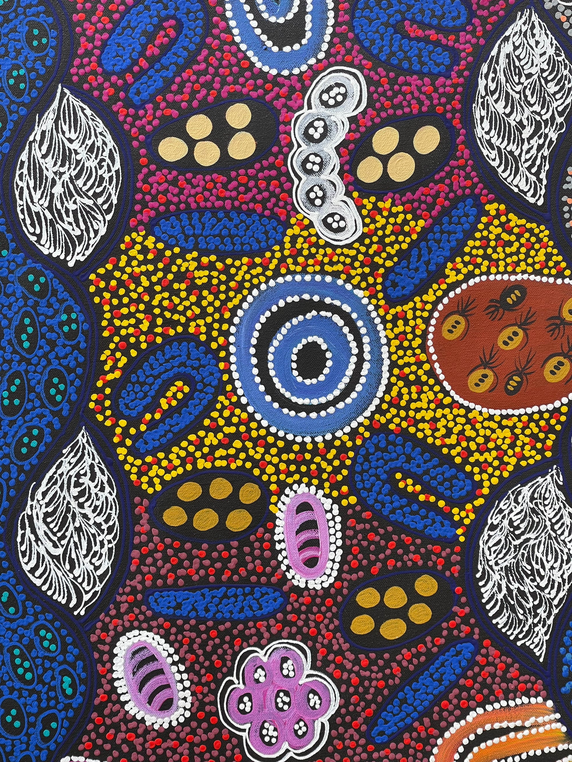 Lanita Numina - My Country Women Collecting Bush Tuckers - 95x96cm .38-4