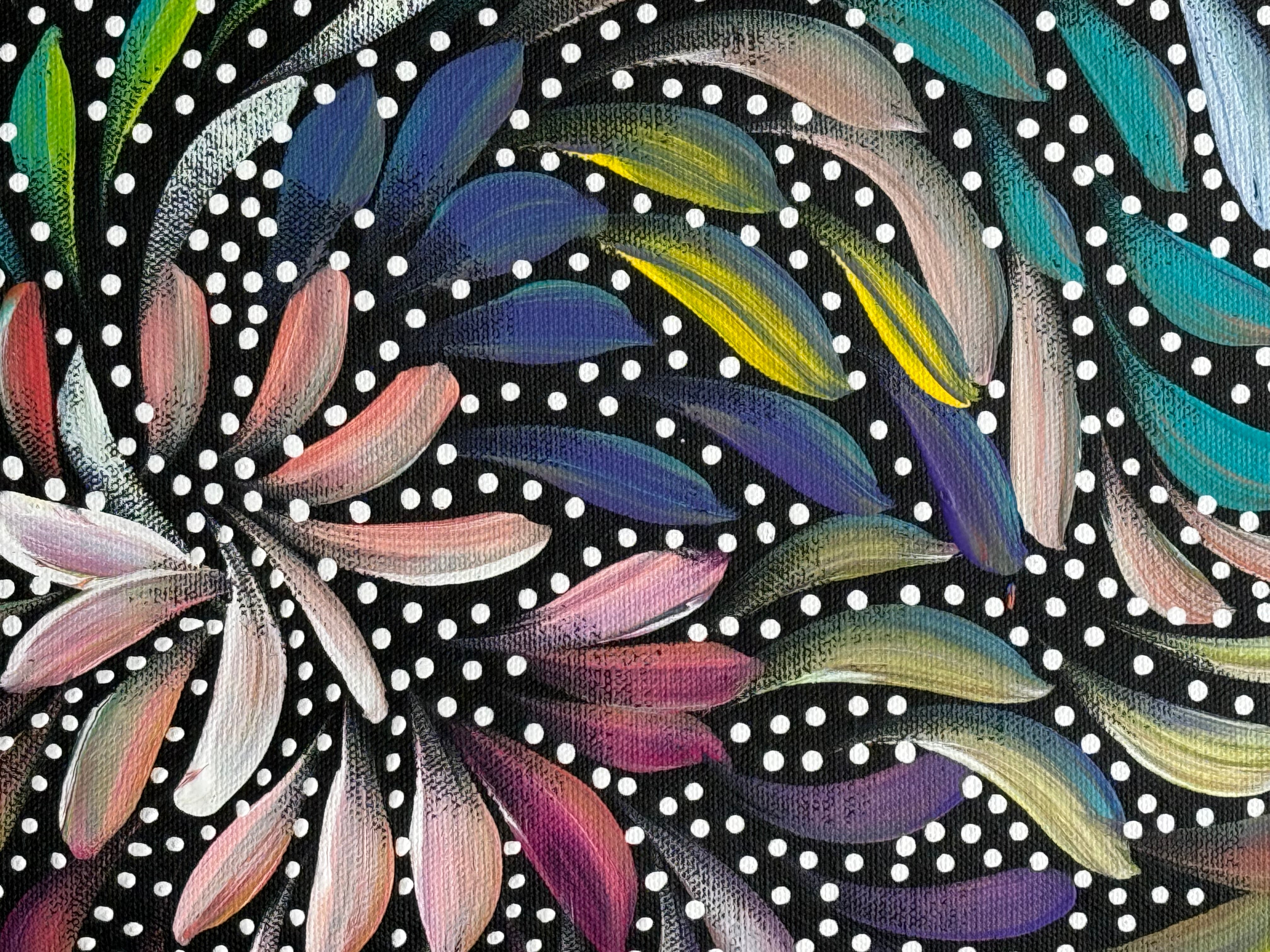 Caroline Numina - Bush Medicine Leaves with Seeds .91-6