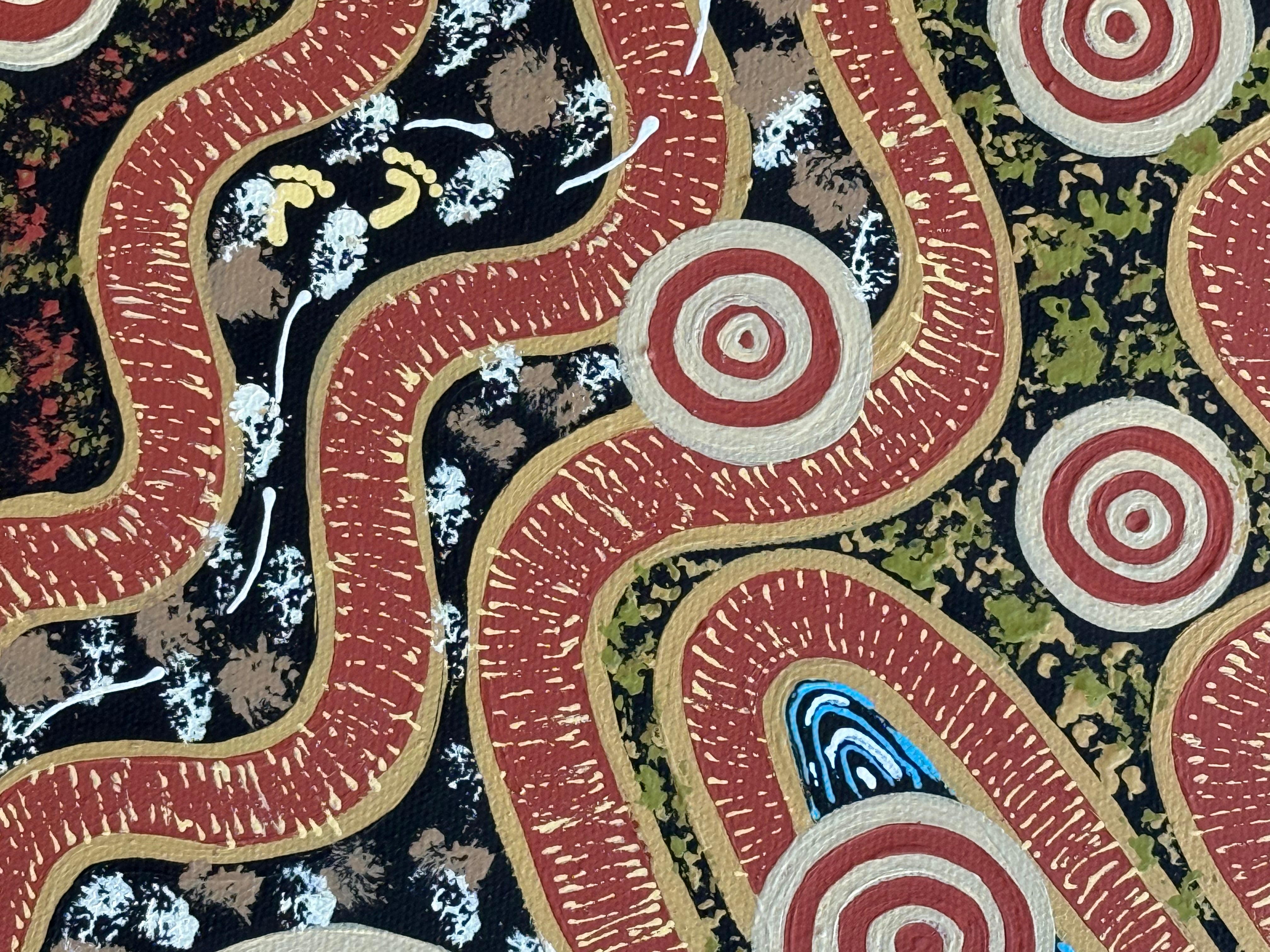 Deidre Burgoyne Rosier - Gatherings with Family, Travel Tracks to Meeting Places .06-2 *pre-stretched*