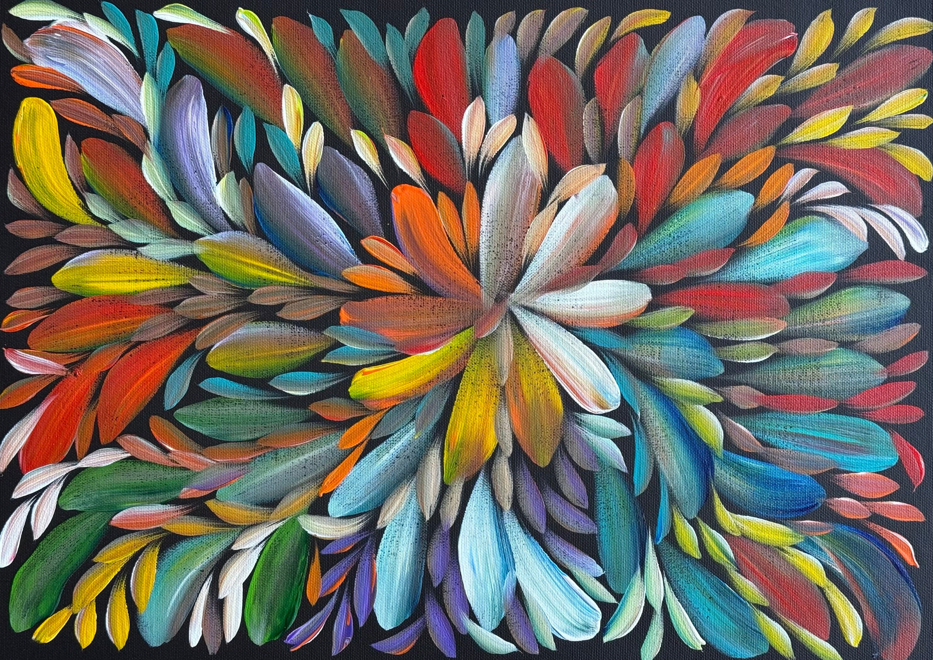 Louise Numina Napananka - Bush Medicine Leaves .22-6