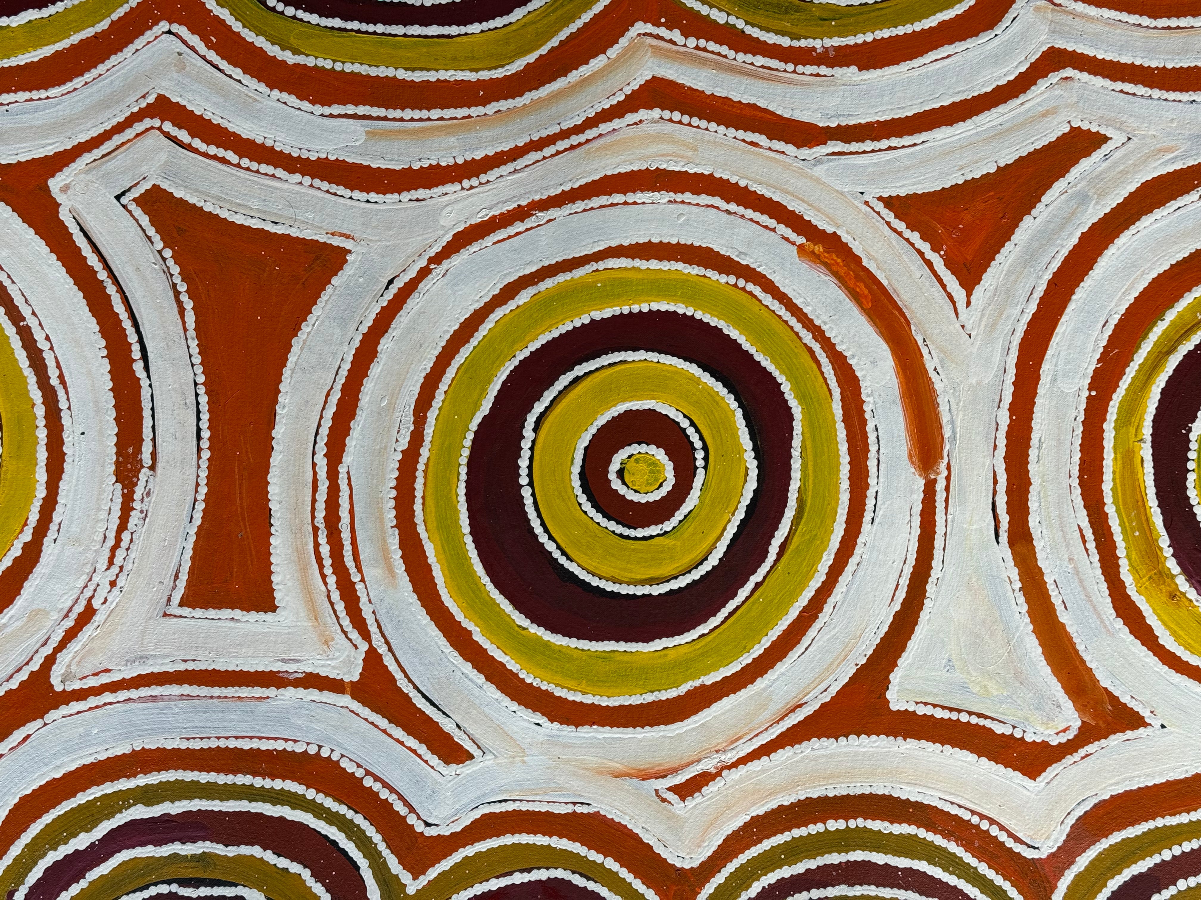 Barbara Pananka - Women's Body Painting for Ceremonies in Central Australia NT .81-1