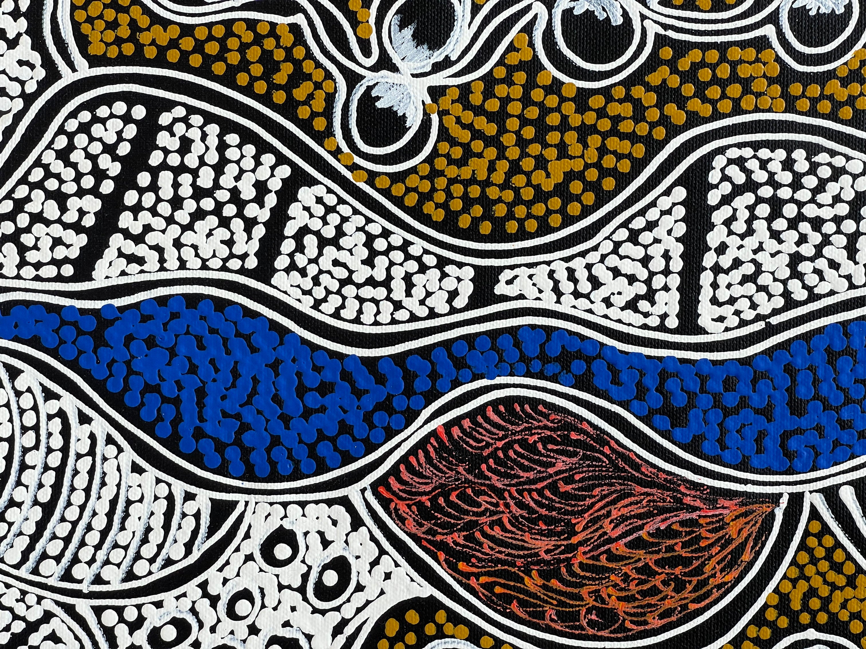 Lanita Numina - Women Collecting Bush Tucker - 38x52cm .56-4