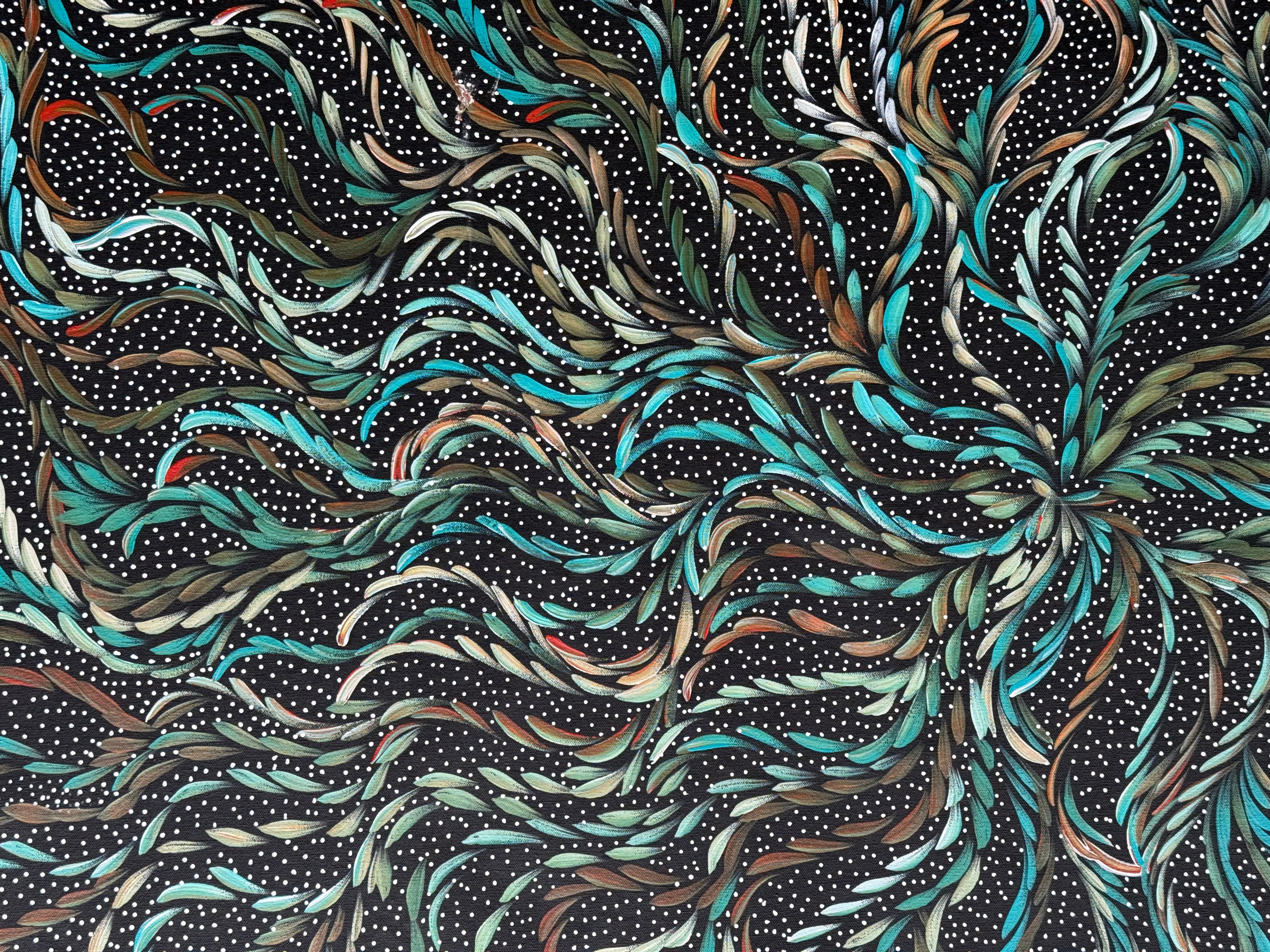 Selina Numina Kamprina - Bush Medicine Leaves with Seeds .92-9