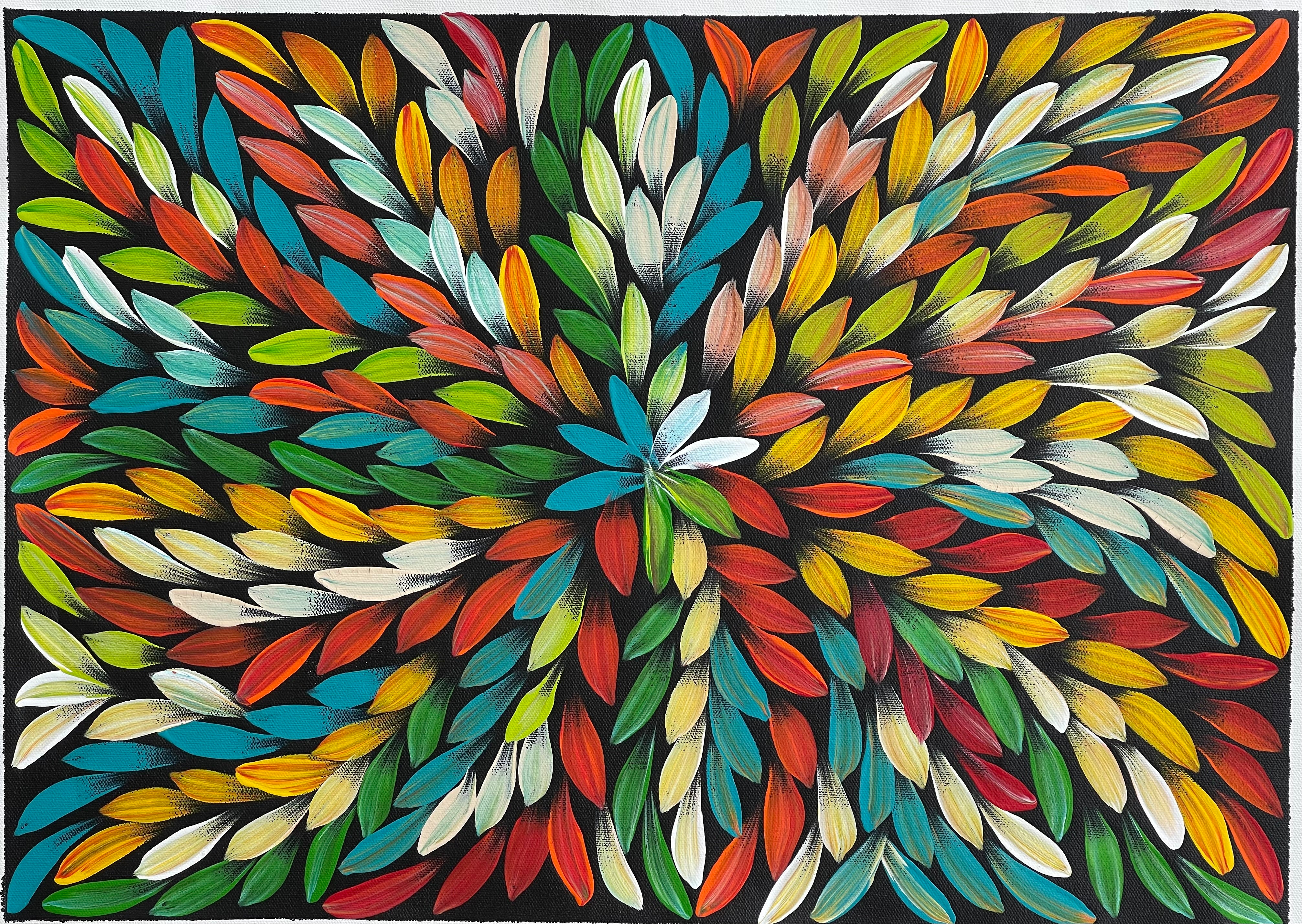 Jacinta Numina Waugh - Bush Medicine Leaves - 36x52cm .57-4