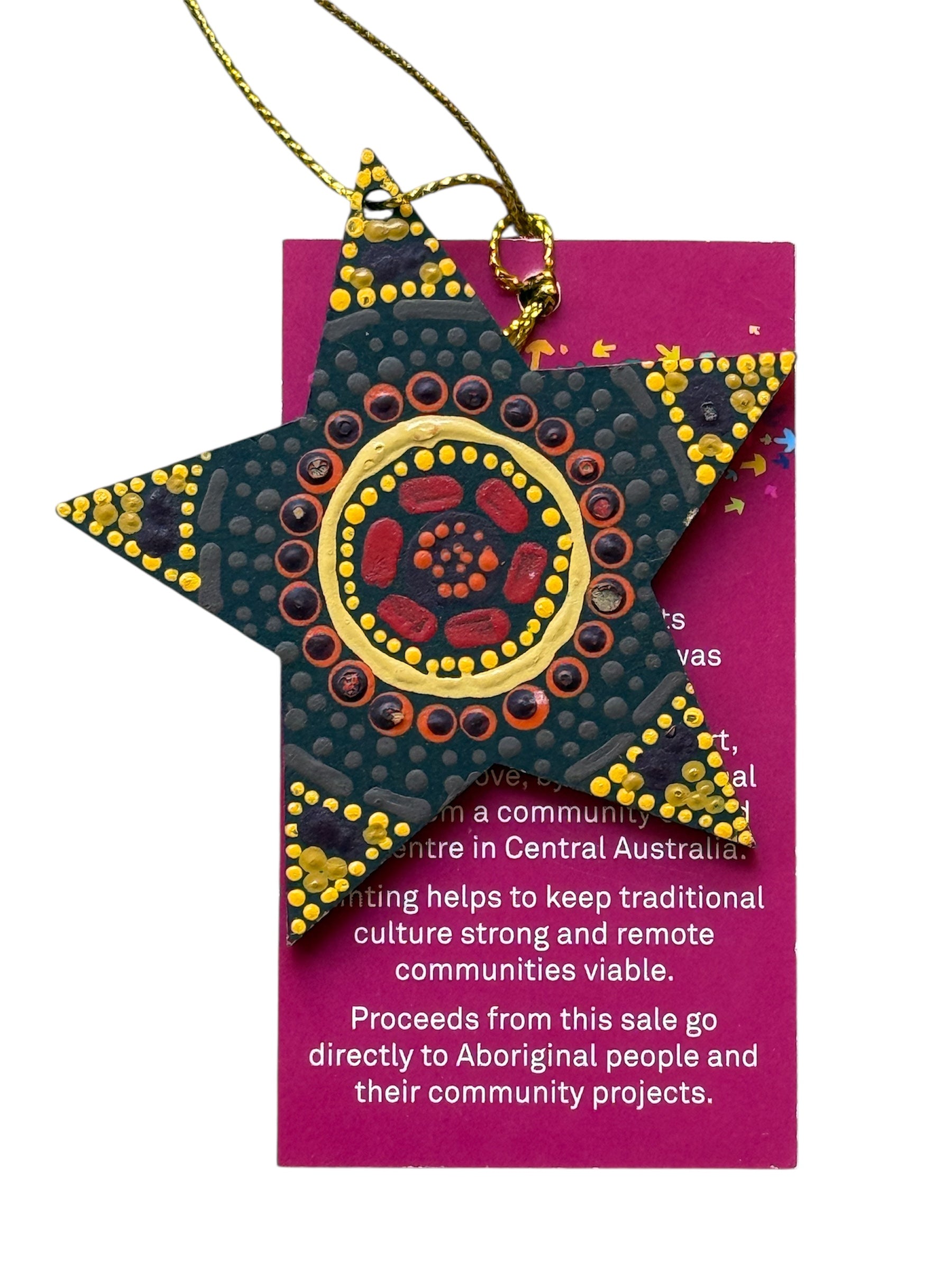 Hand Painted Decoration - Star