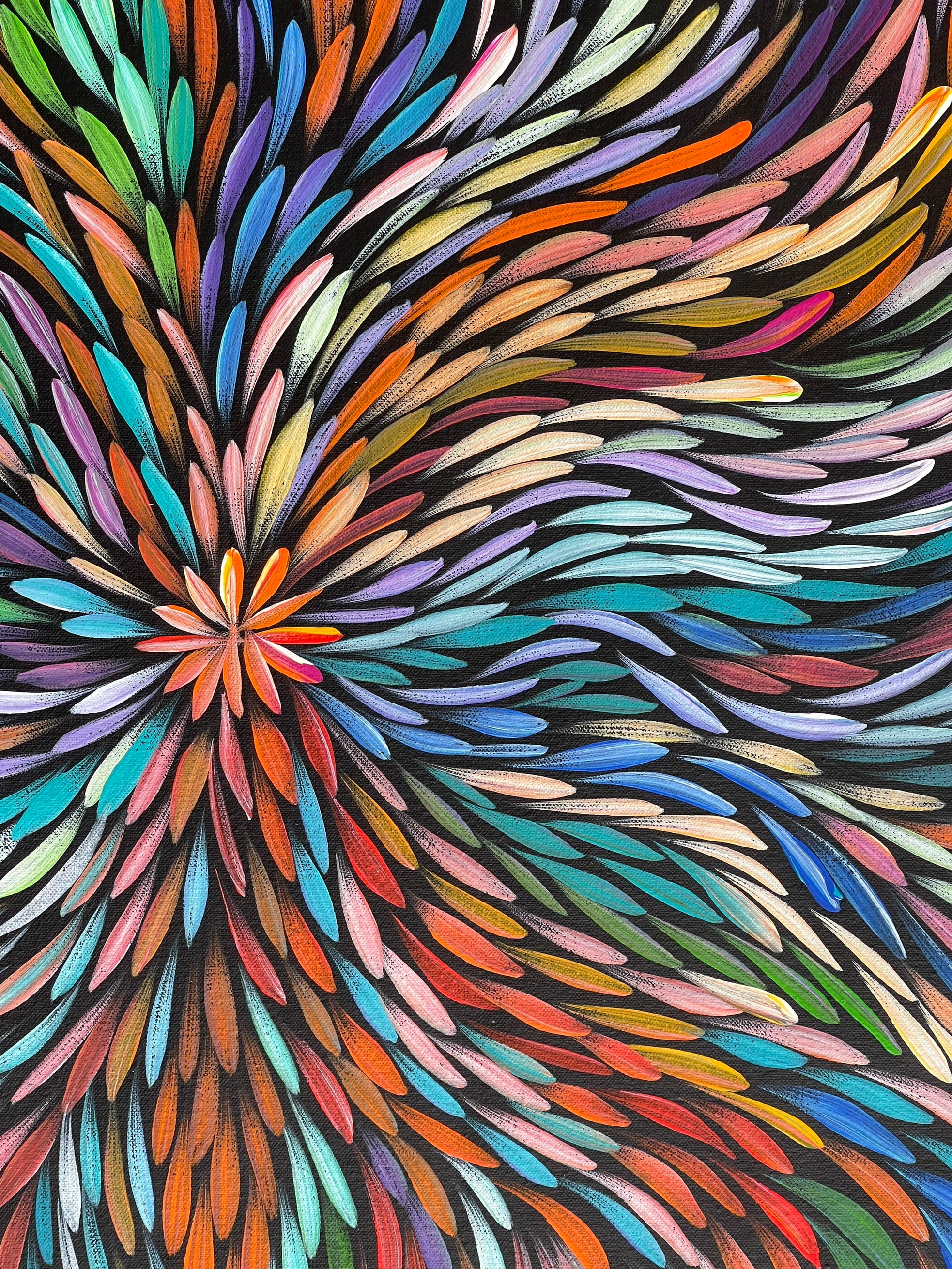 Sharon Numina - Bush Medicine Leaves - 93x78cm .28-19