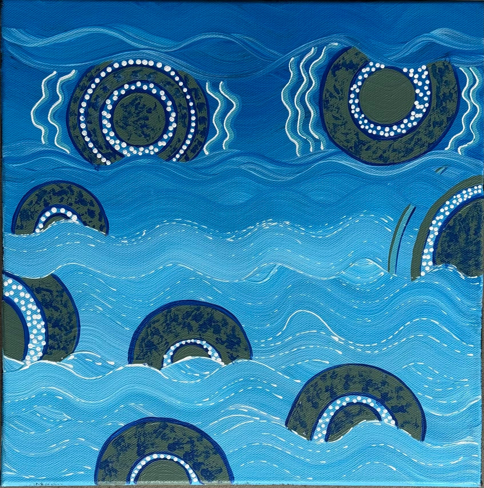 Deidre Burgoyne Rosier - Family Gathering at the Lakes .34-21