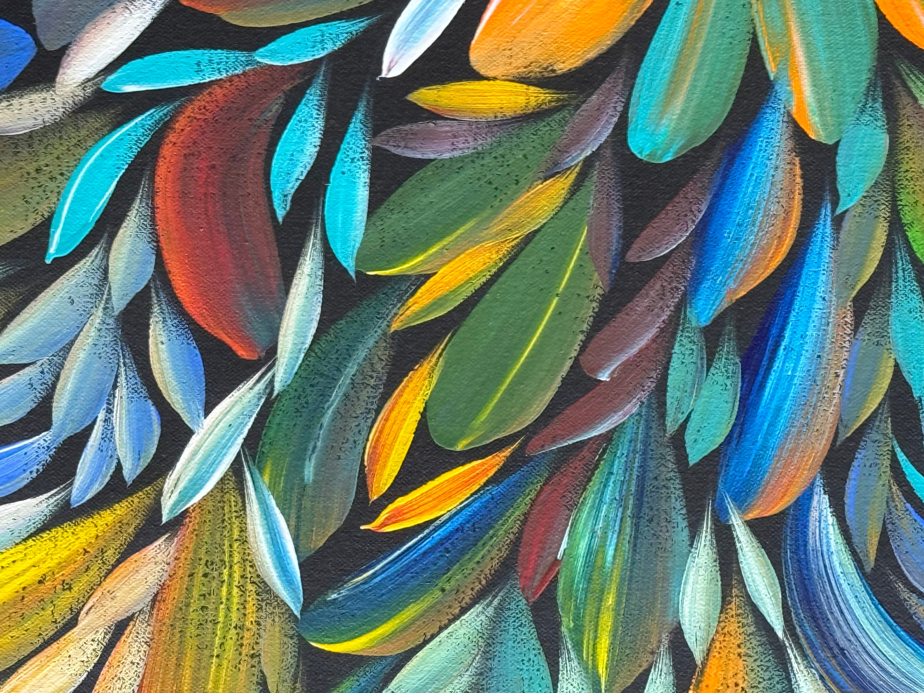 Louise Numina Napananka - Bush Medicine Leaves, Healing Leaves .22-36