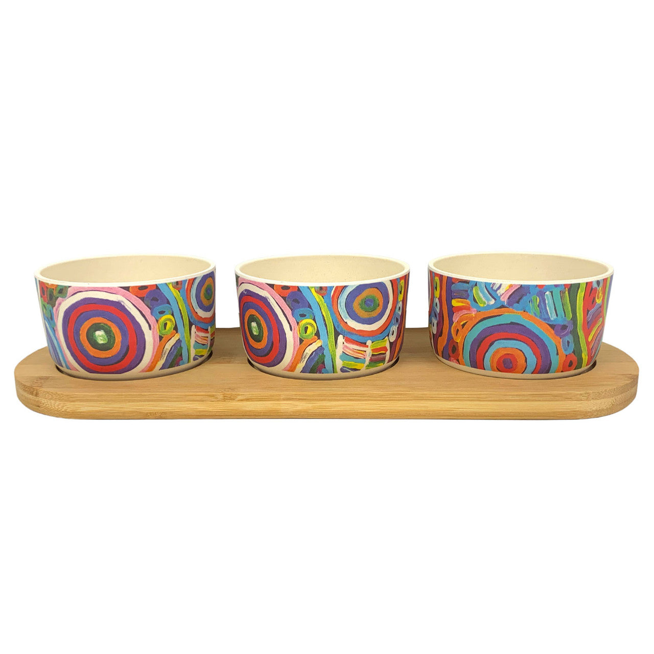 Bamboo Fibre Snack Bowl Set - Betty Mpetyane