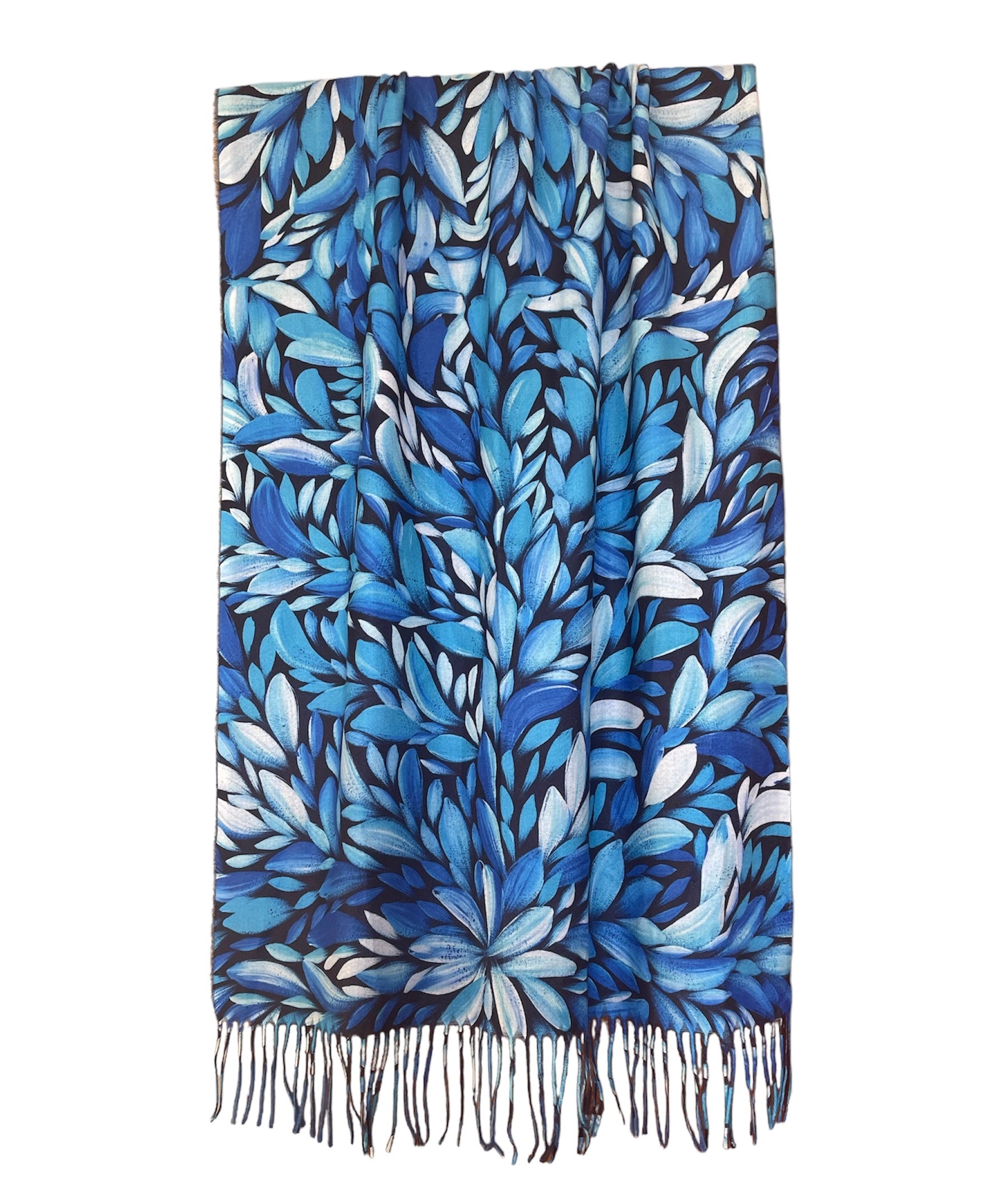 Cashmere Scarf - Louise Numina - Blue