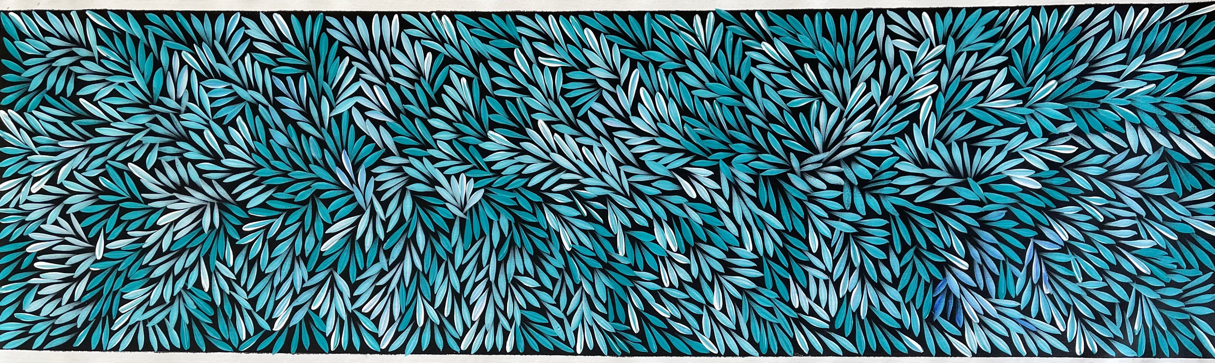 Sharon Numina - Bush Medicine Leaves - 157x45cm .42-2