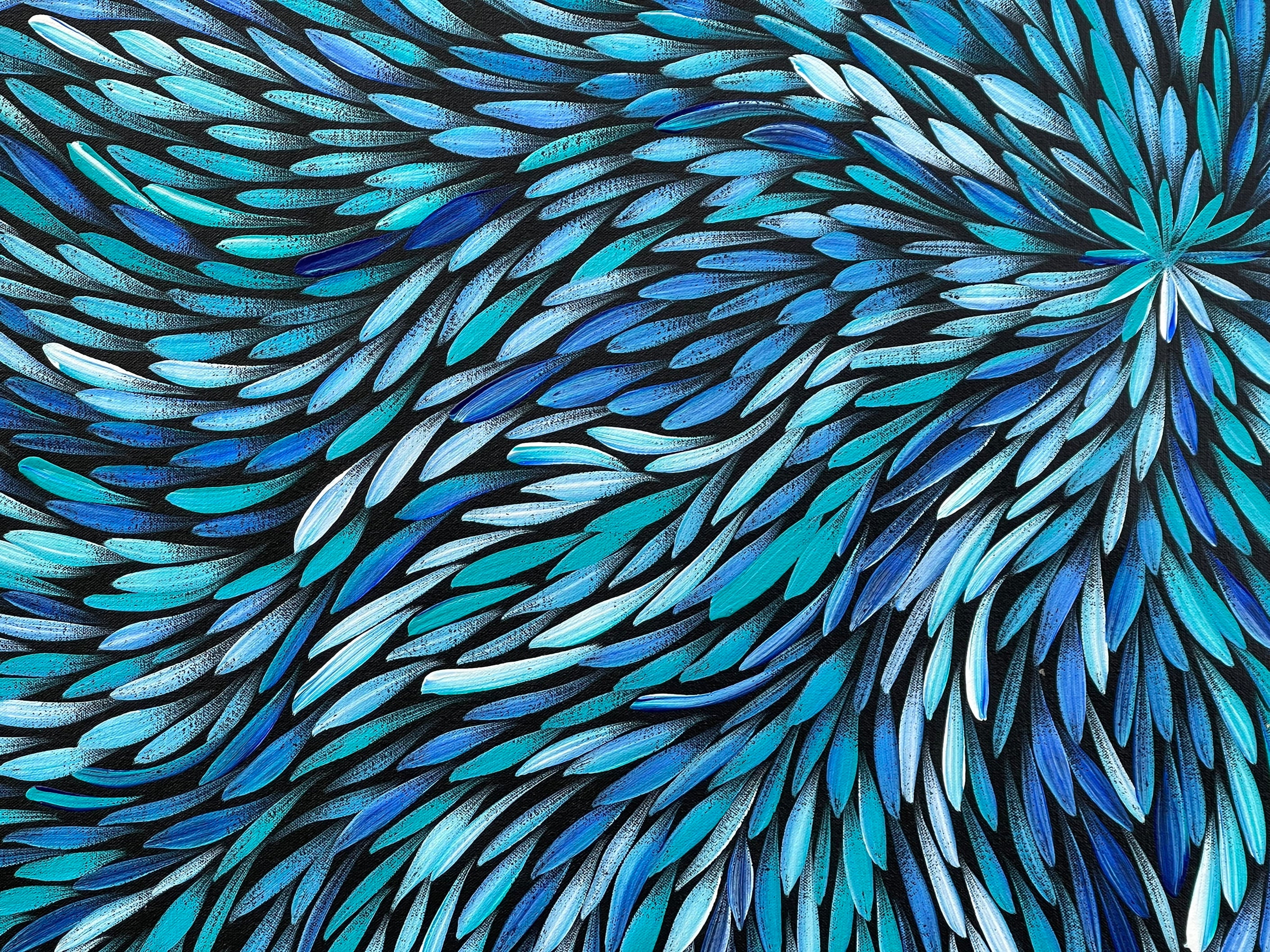 Sharon Numina - Bush Medicine Leaves - 129x91cm .20-11