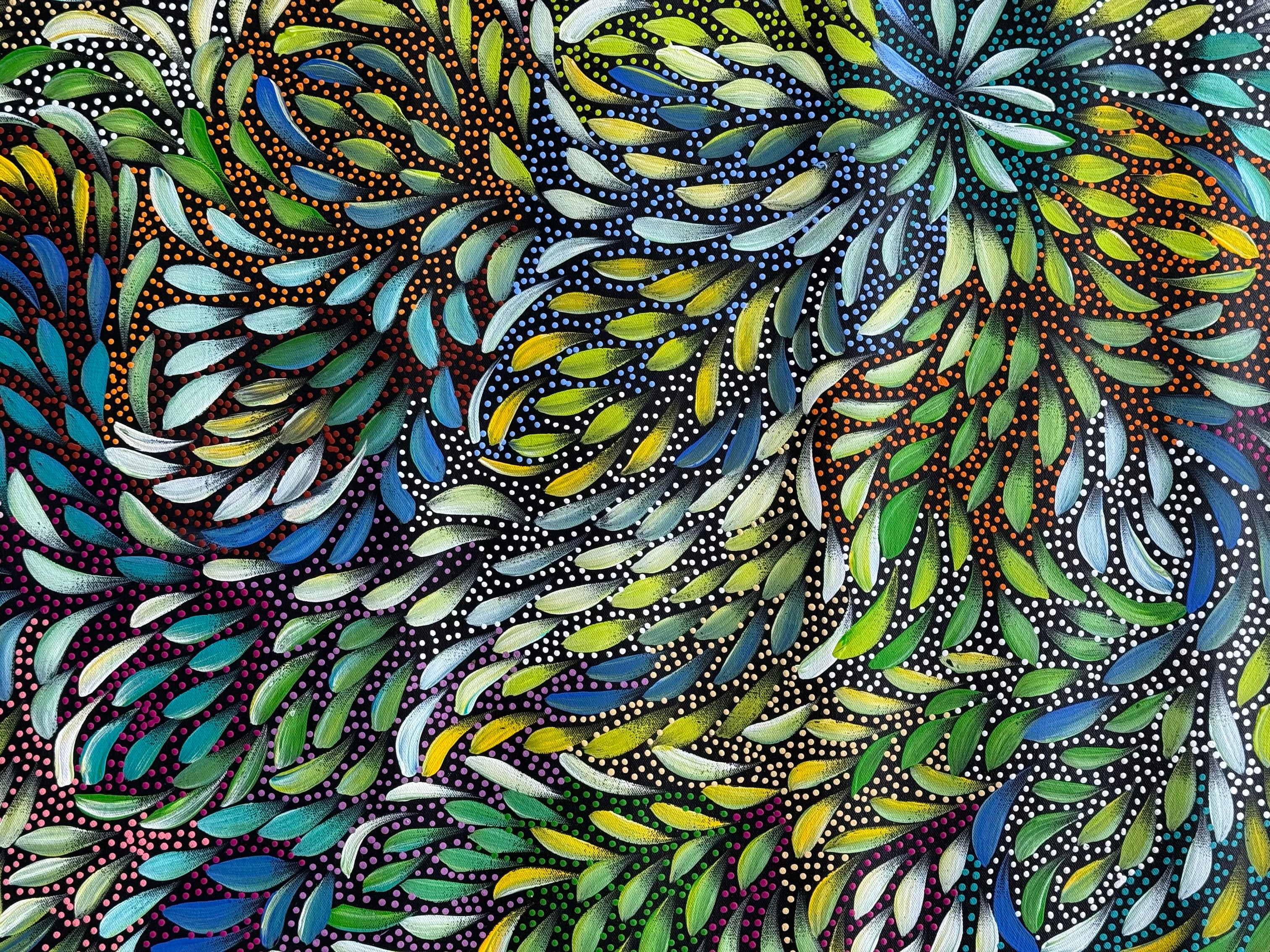 Caroline Numina - Seeded Bush Medicine Leaves .61-1