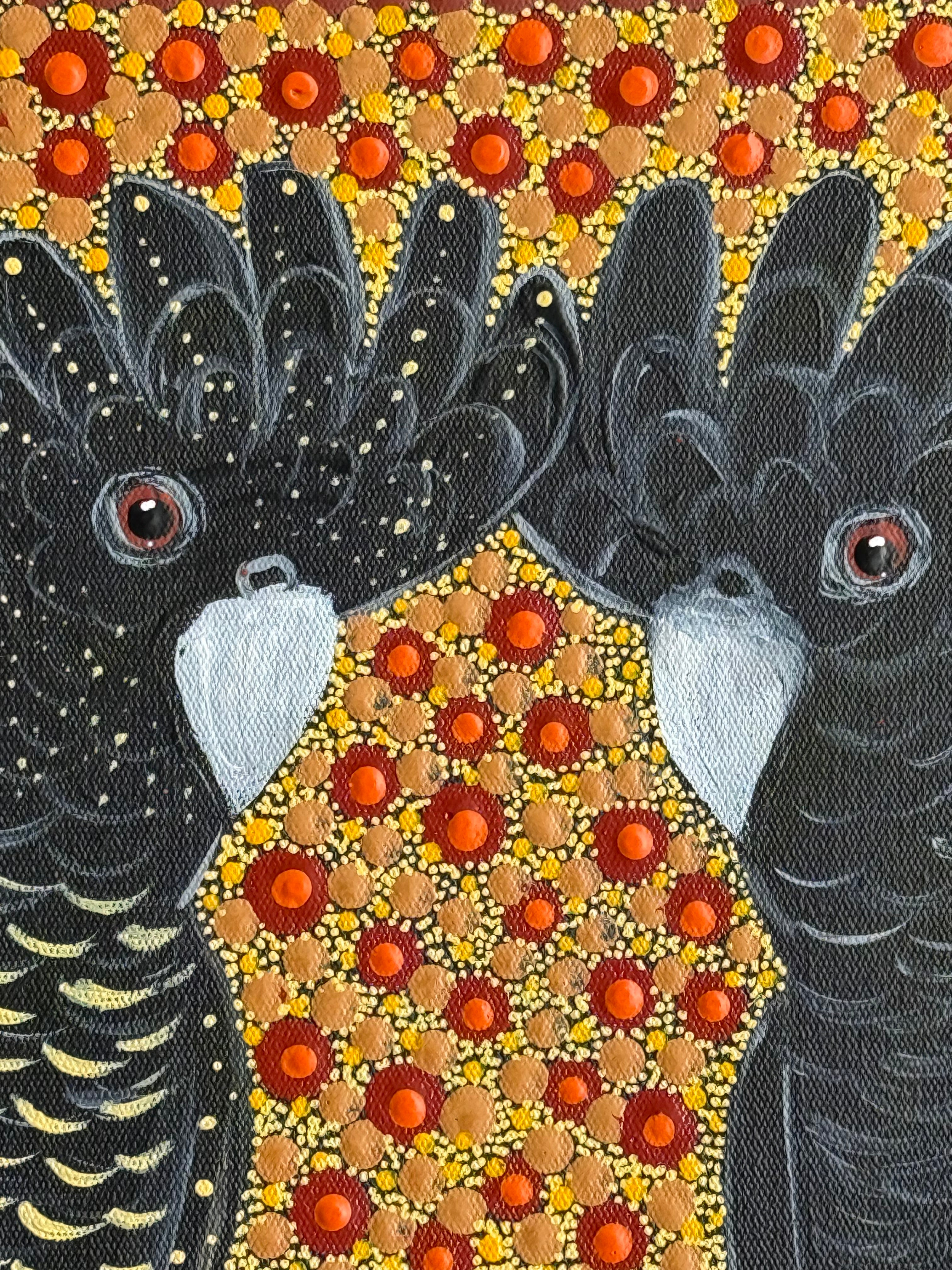 Kathleen Buzzacott - Redtail Black Cockatoos .88-7