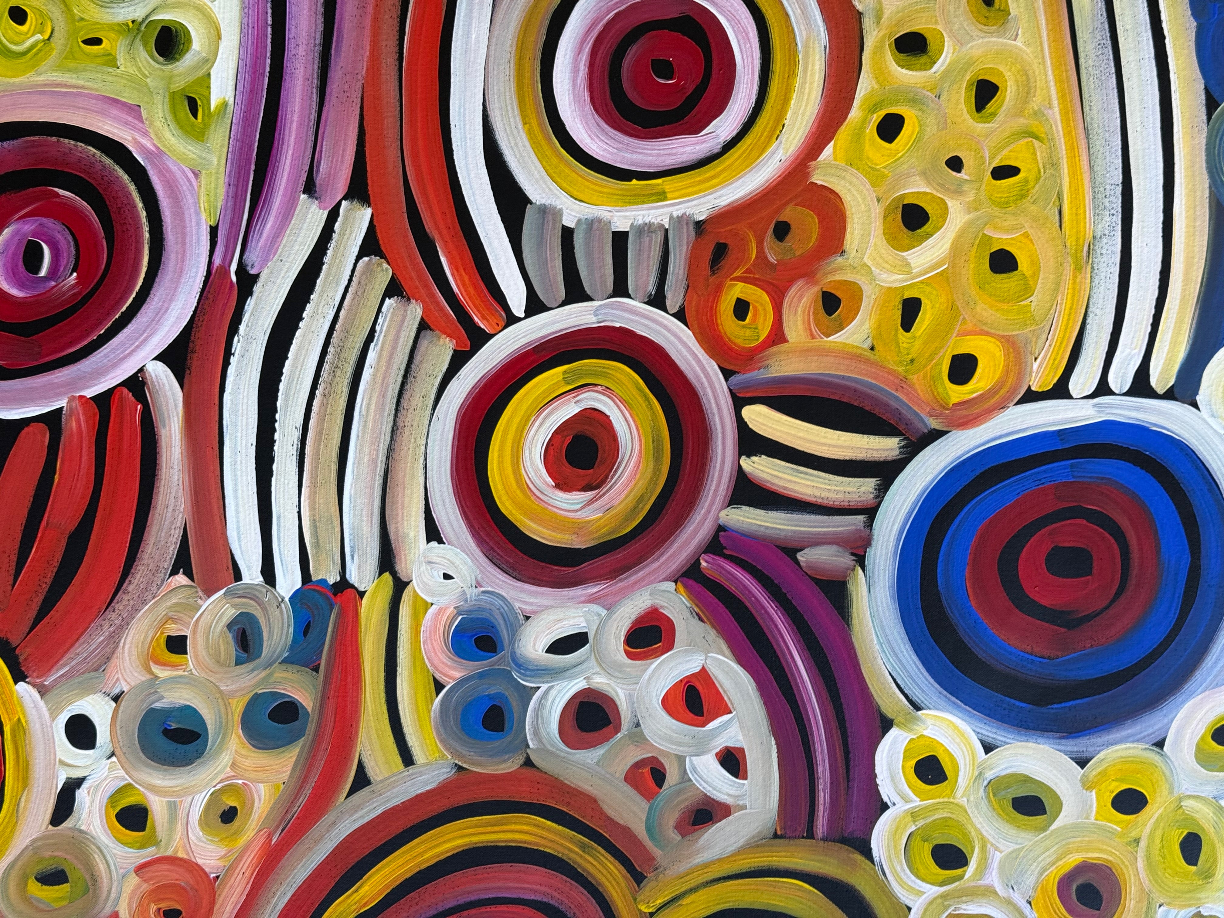 Louise Numina Napananka - Women's Ceremonial Body Paint, Awelye and Melons .86-14A