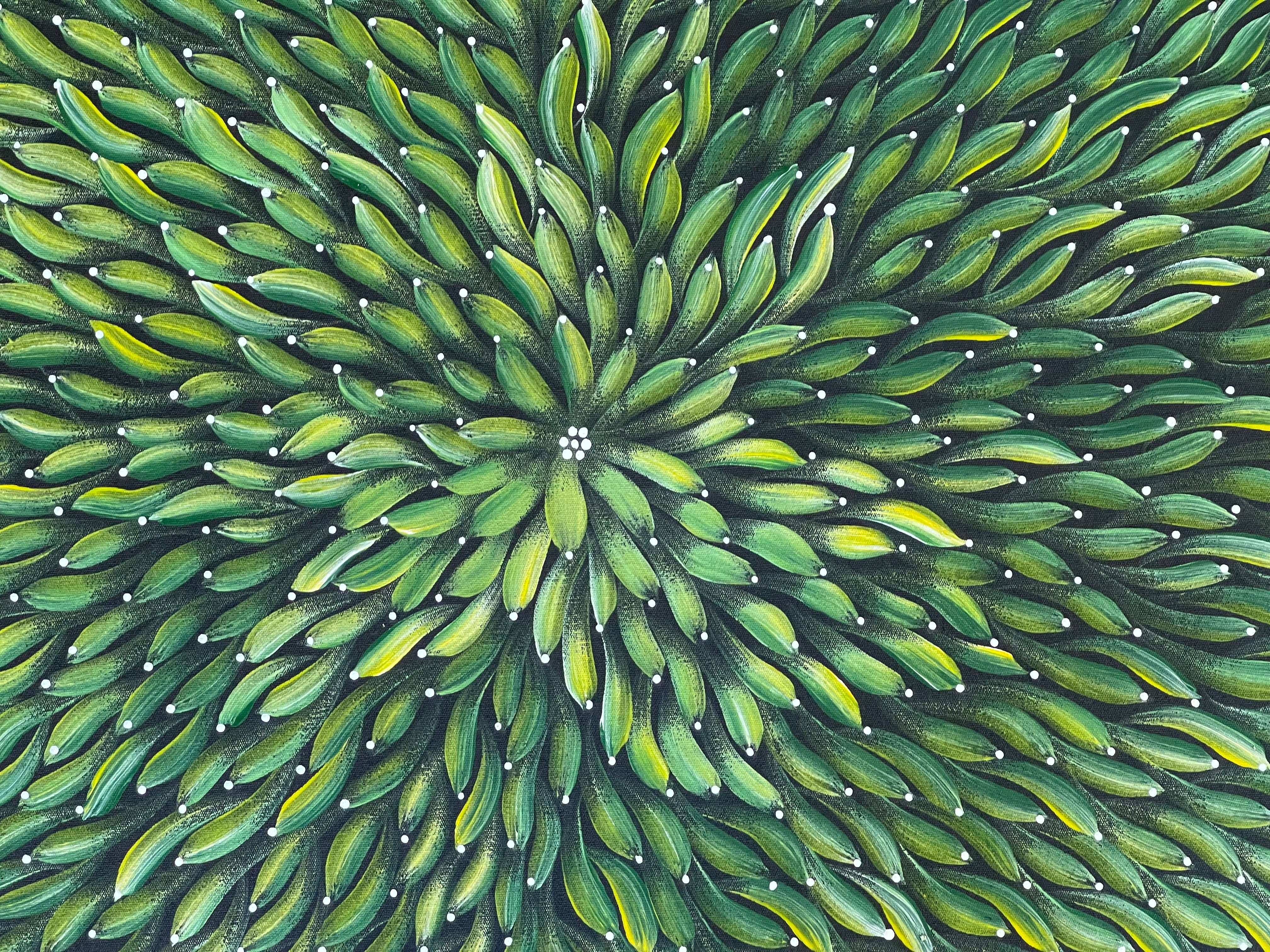 Maryanne Gibson - Bush Medicine Bush Seeds - 119x50cm 56-11