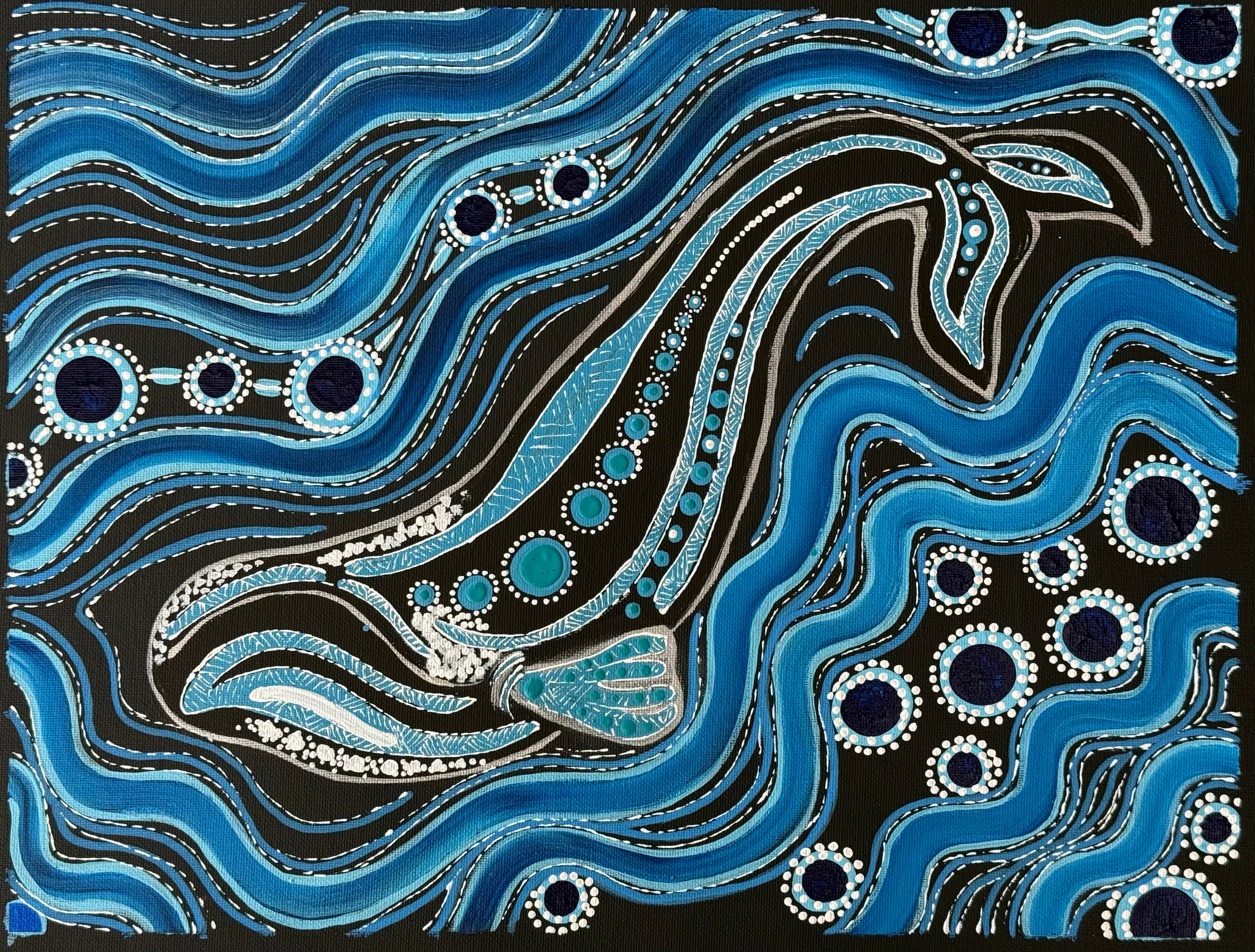 Deidre Burgoyne Rosier - Whale Dreaming .52-4