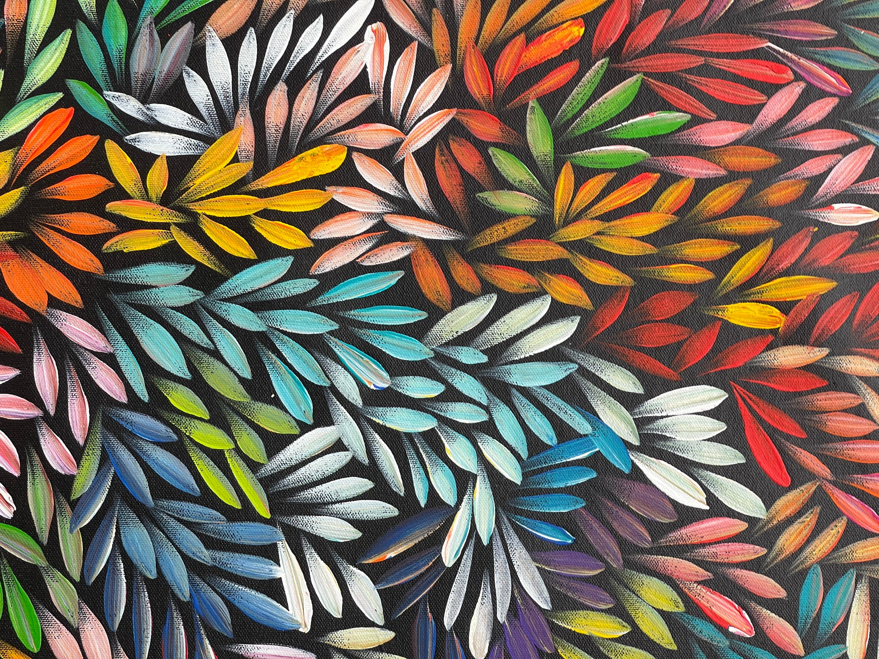 Sharon Numina - Bush Medicine Leaves - 148x93cm .55-21