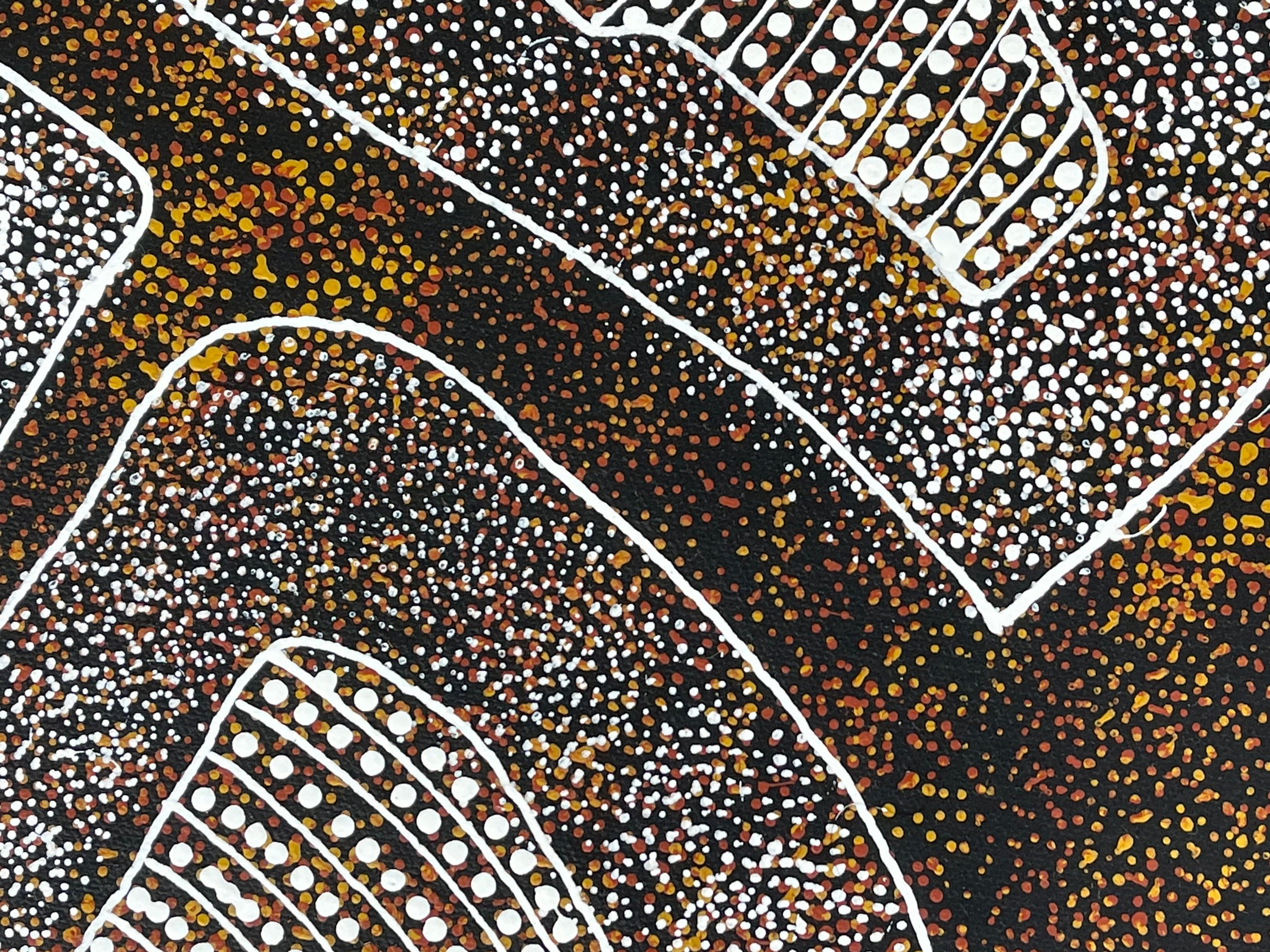 Caroline Numina - Thorny Lizard Dreaming - 95x65cm .25-17