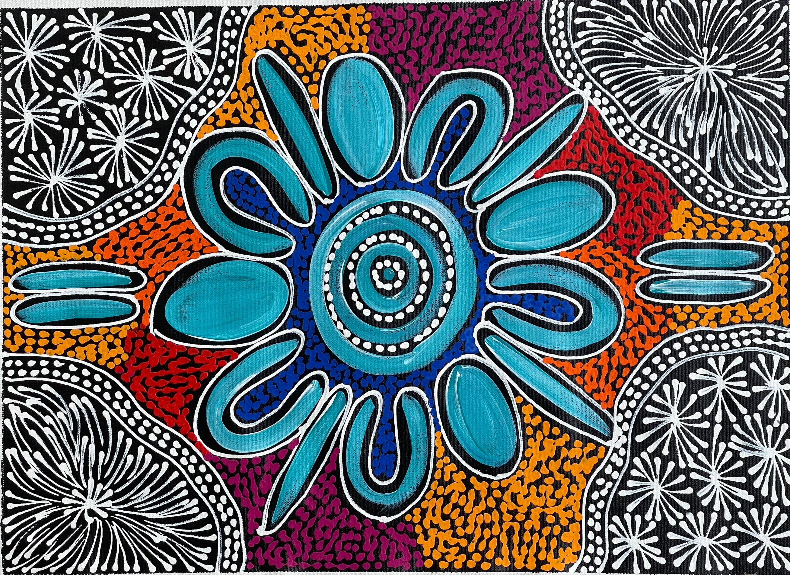 Sharon Numina - My Country Dreaming - 38x53cm .28-28