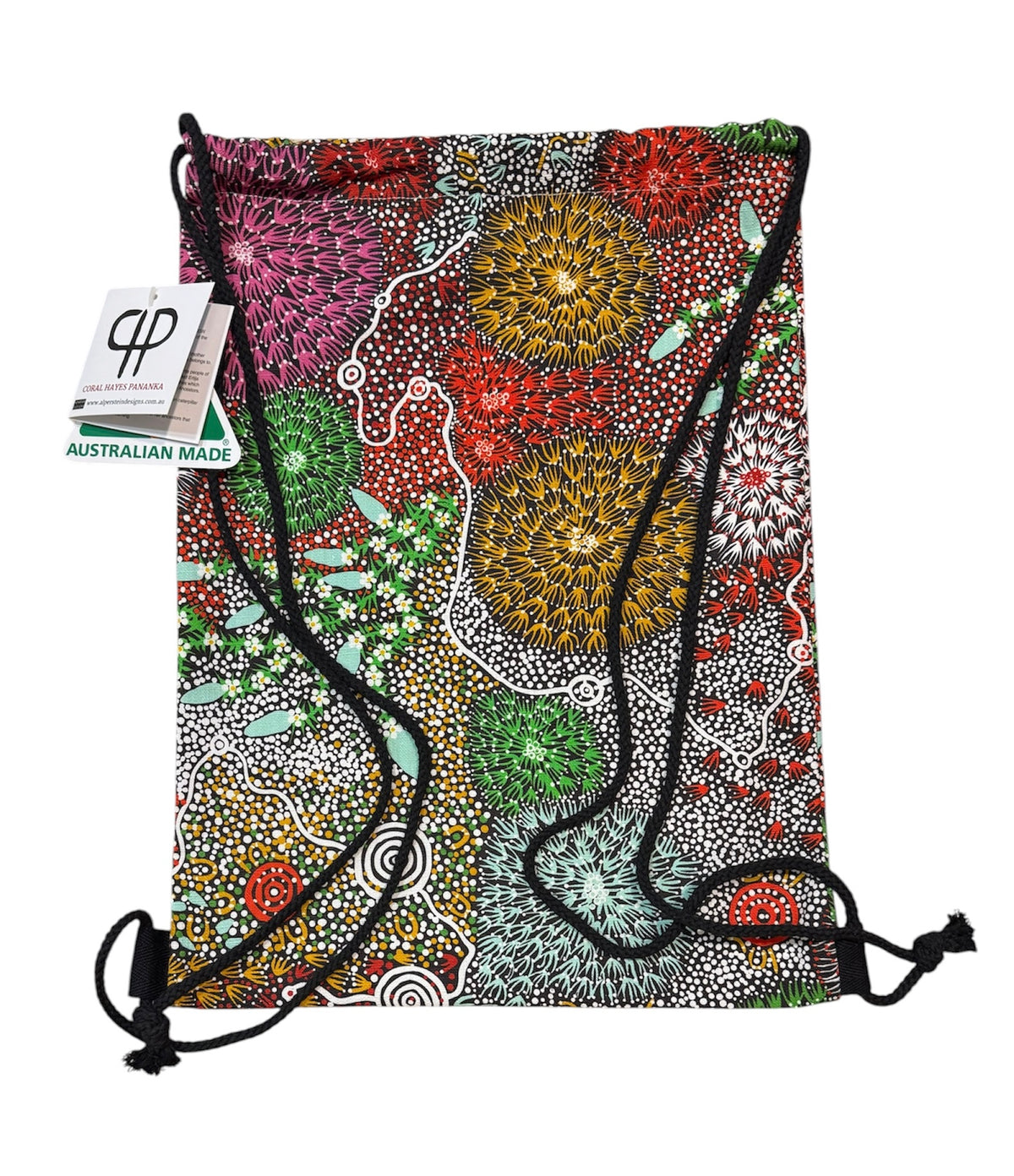 Drawstring Bag - Coral Hayes Pananka